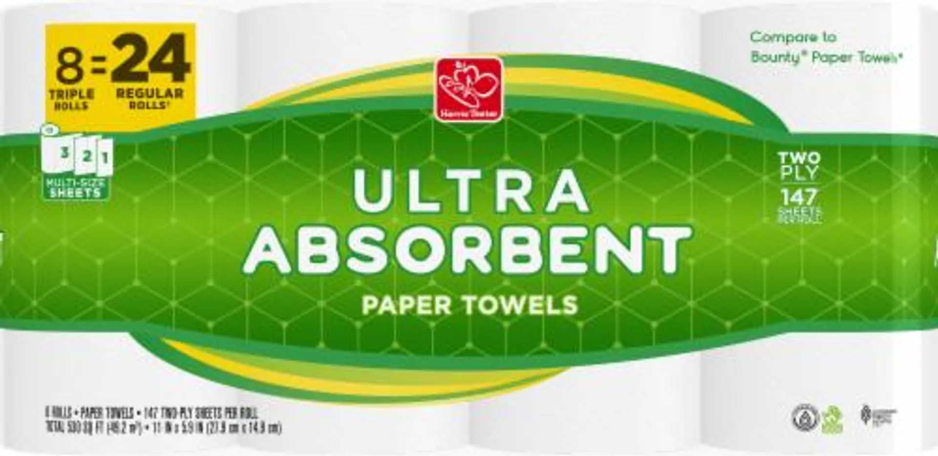 Harris Teeter Ultra Absorbent Paper Towels