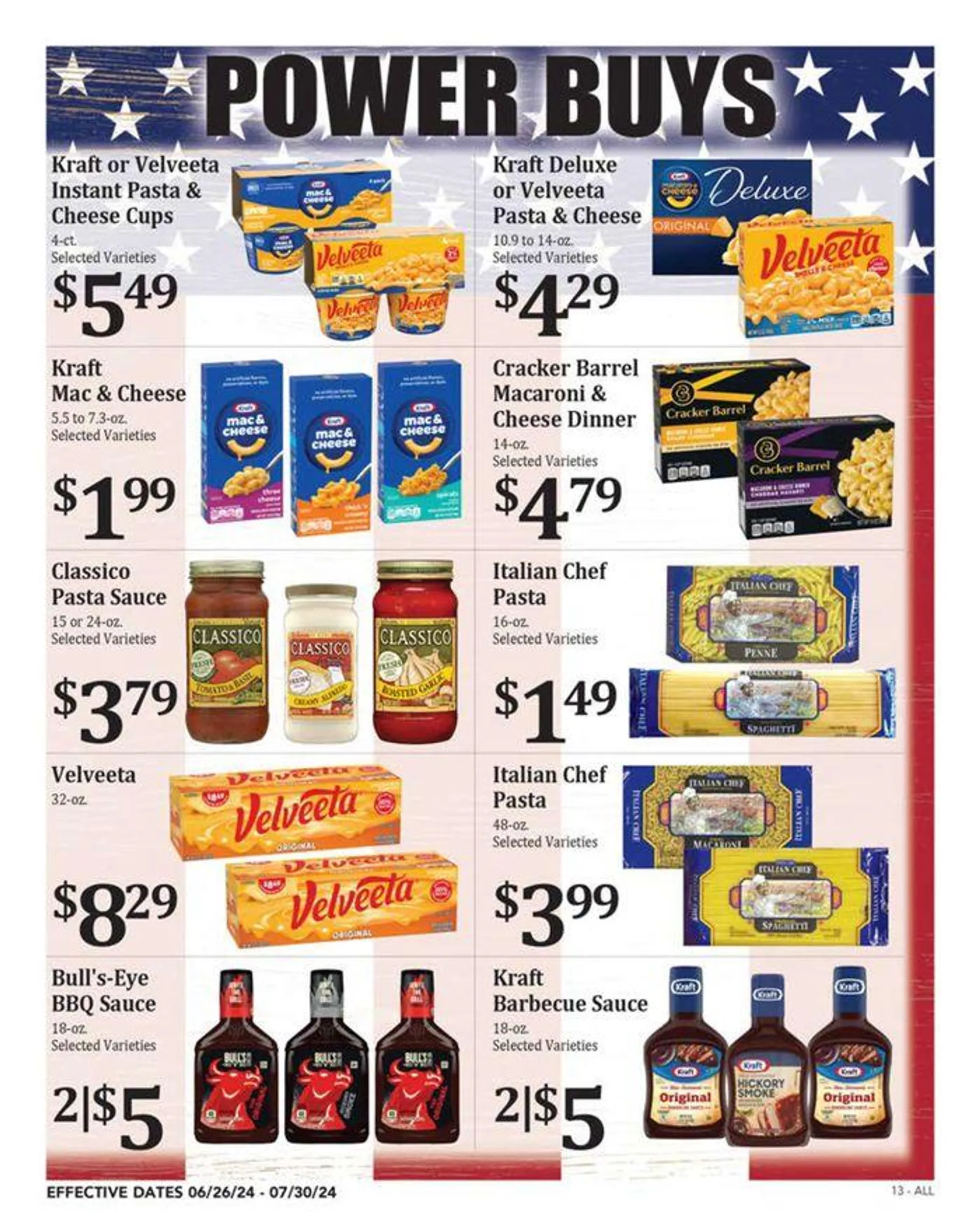 Weekly ad Rosauers Monthly Power Buys from June 26 to July 30 2024 - Page 13