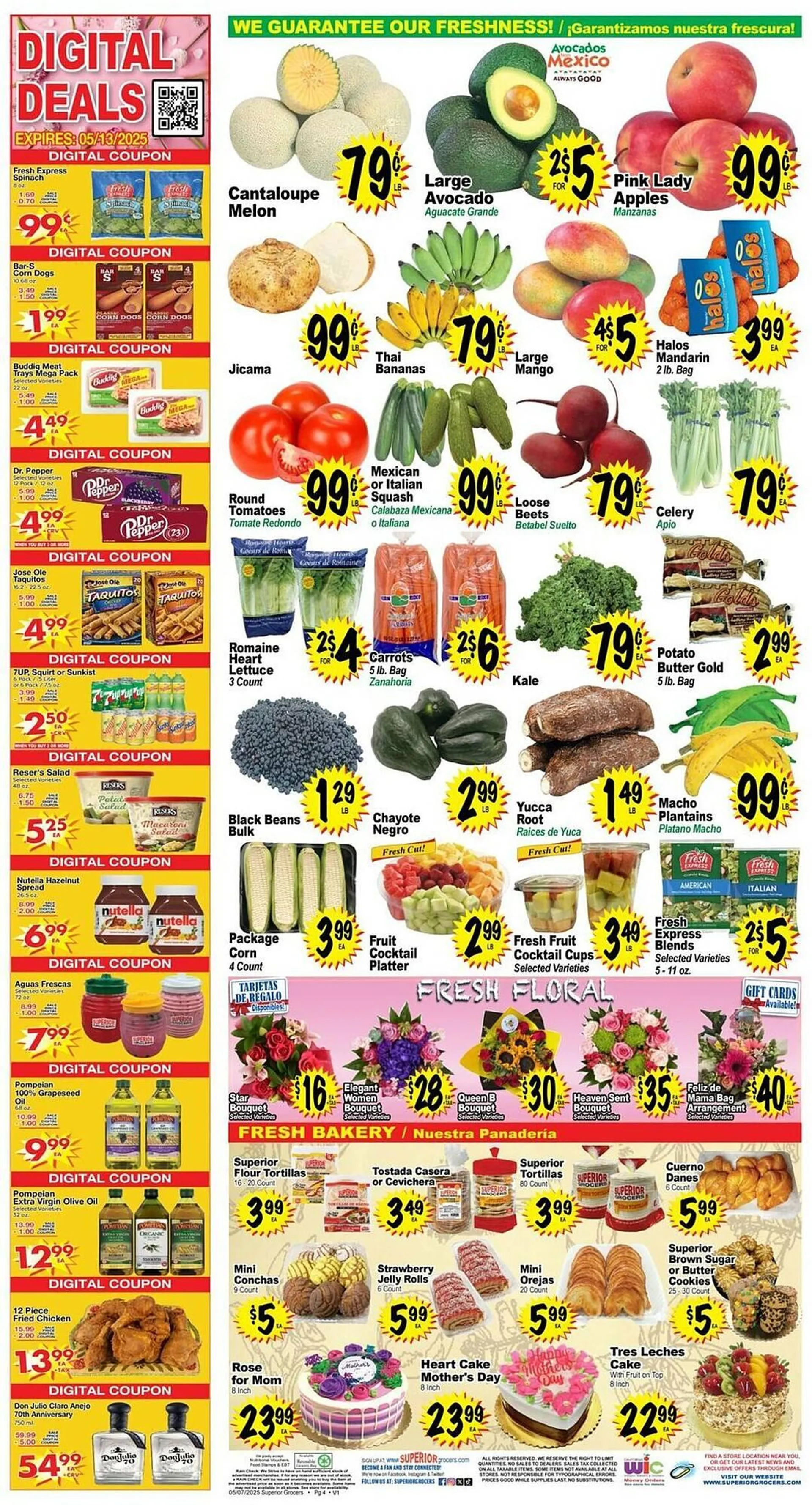 Weekly ad Superior Grocers Weekly Ad from May 7 to May 13 2025 - Page 4
