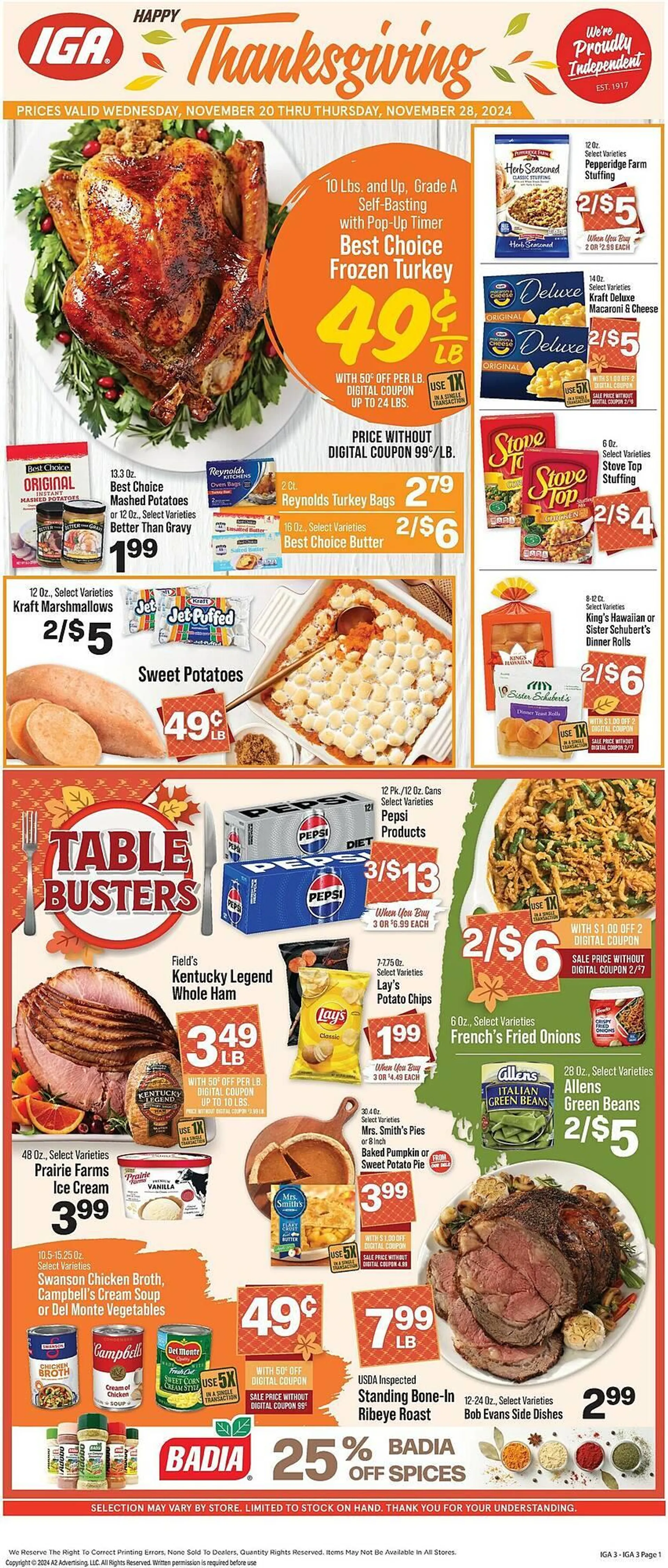 IGA Weekly Ad - 1