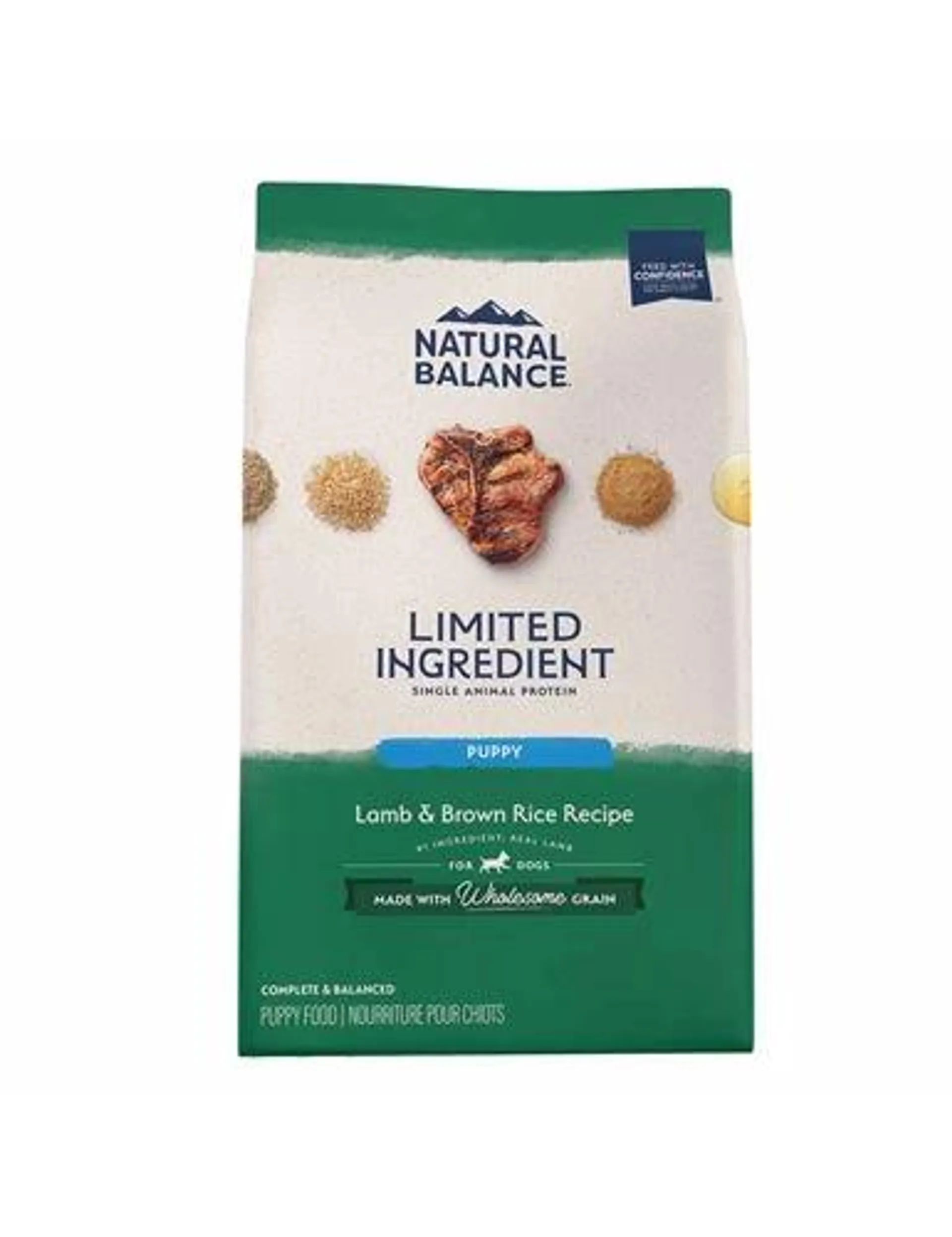 Natural Balance® Limited Ingredient Puppy Dry Dog Food, Lamb & Brown Rice Recipe, 4 Pounds