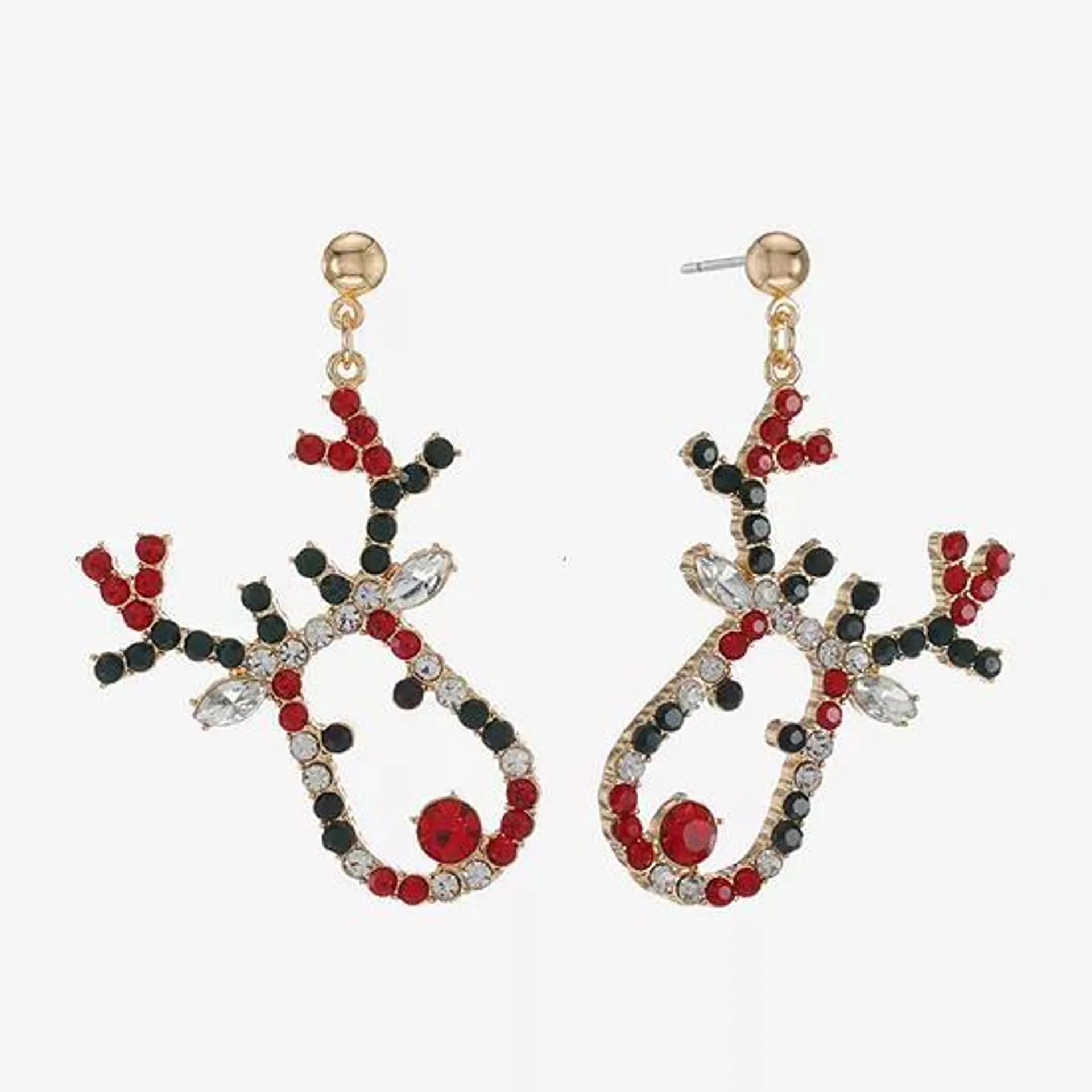 Bijoux Bar Reindeer Drop Earrings