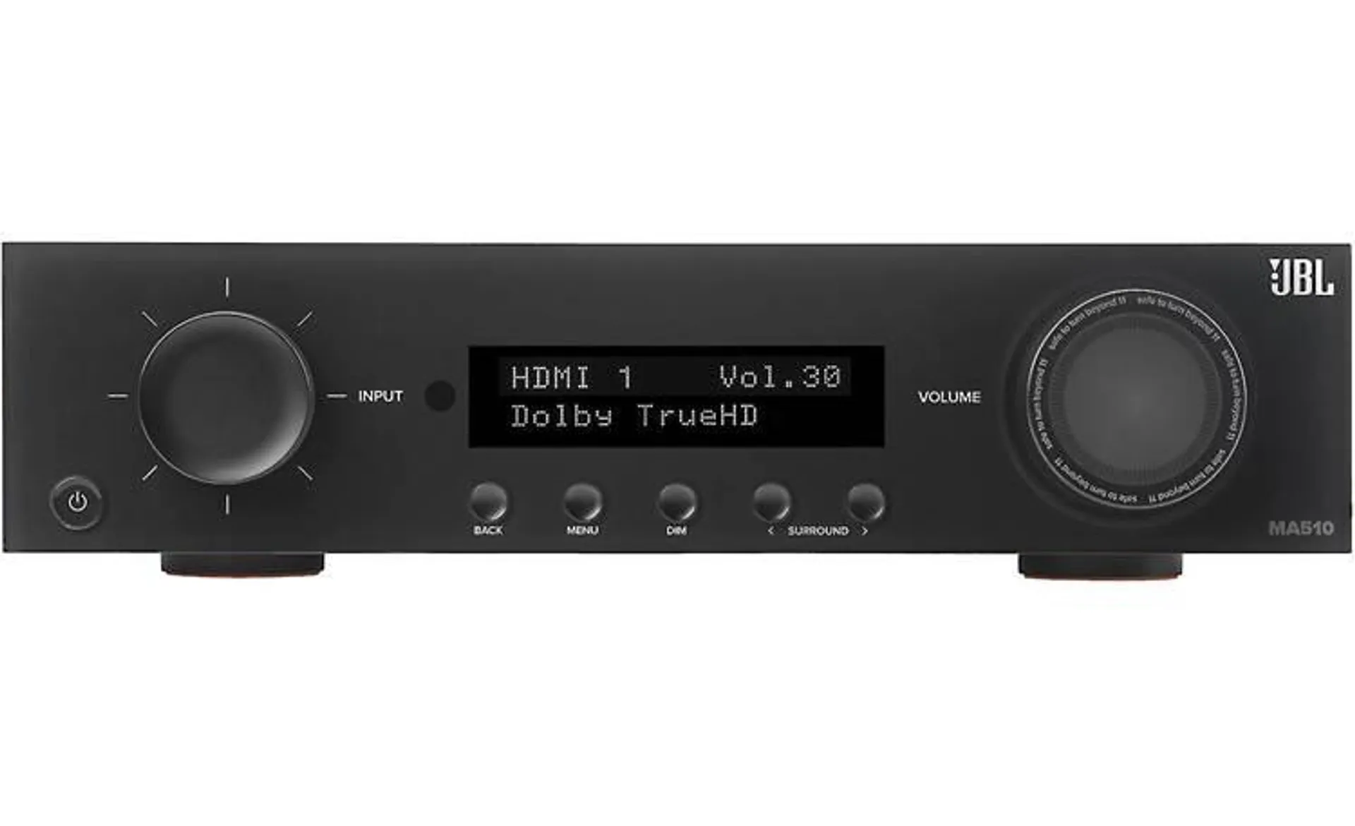 JBL MA510 5.2-channel home theater receiver with Wi-Fi®, Bluetooth®, Apple AirPlay® 2, and Google Cast (Black)