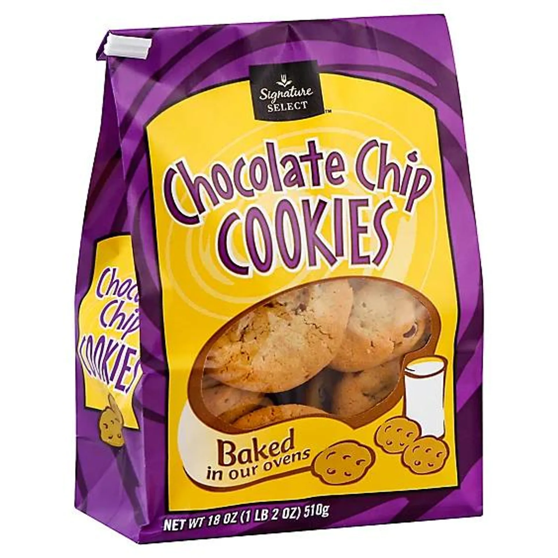 Signature SELECT Chocolate Chip Cookies 18 Count - Each