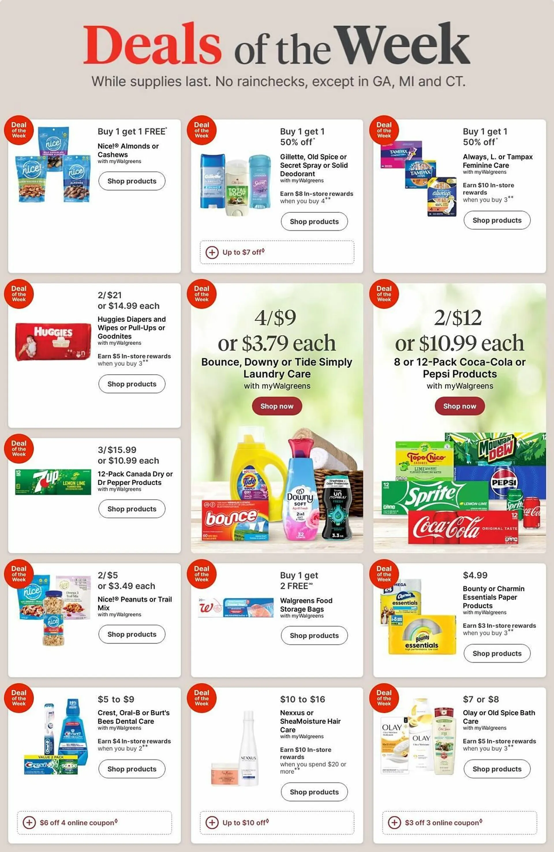Weekly ad Walgreens Weekly Ad from August 18 to August 27 2025 - Page 1