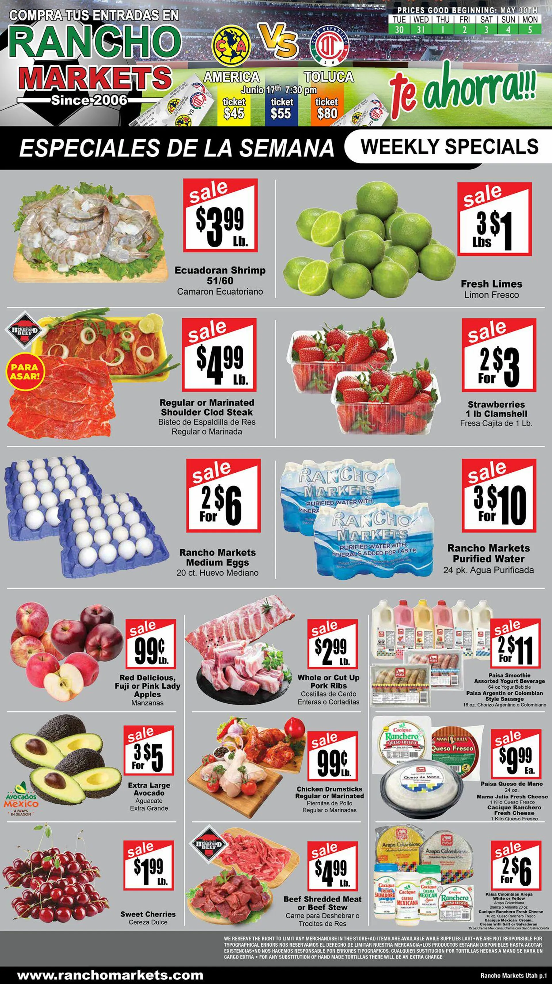 Rancho Markets Current weekly ad