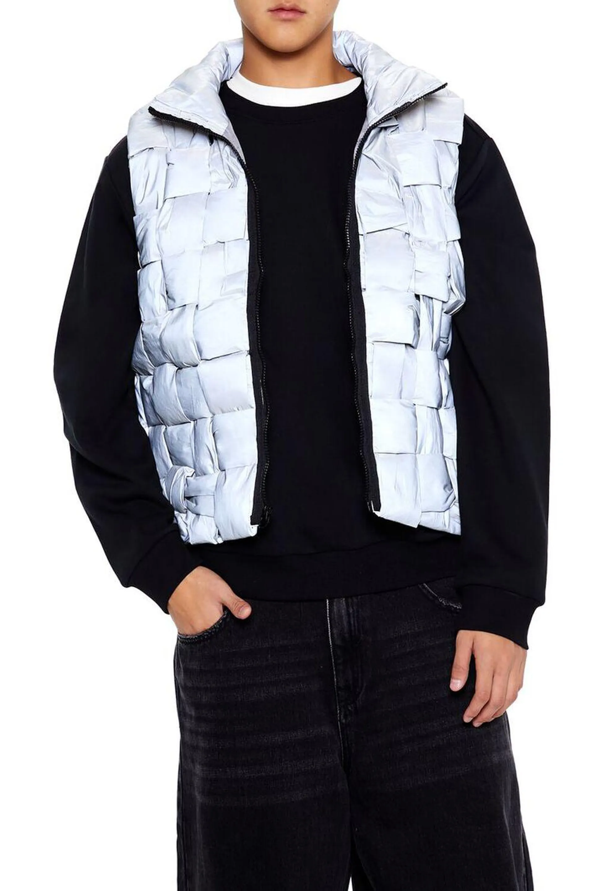 Reflective Basketwoven Vest