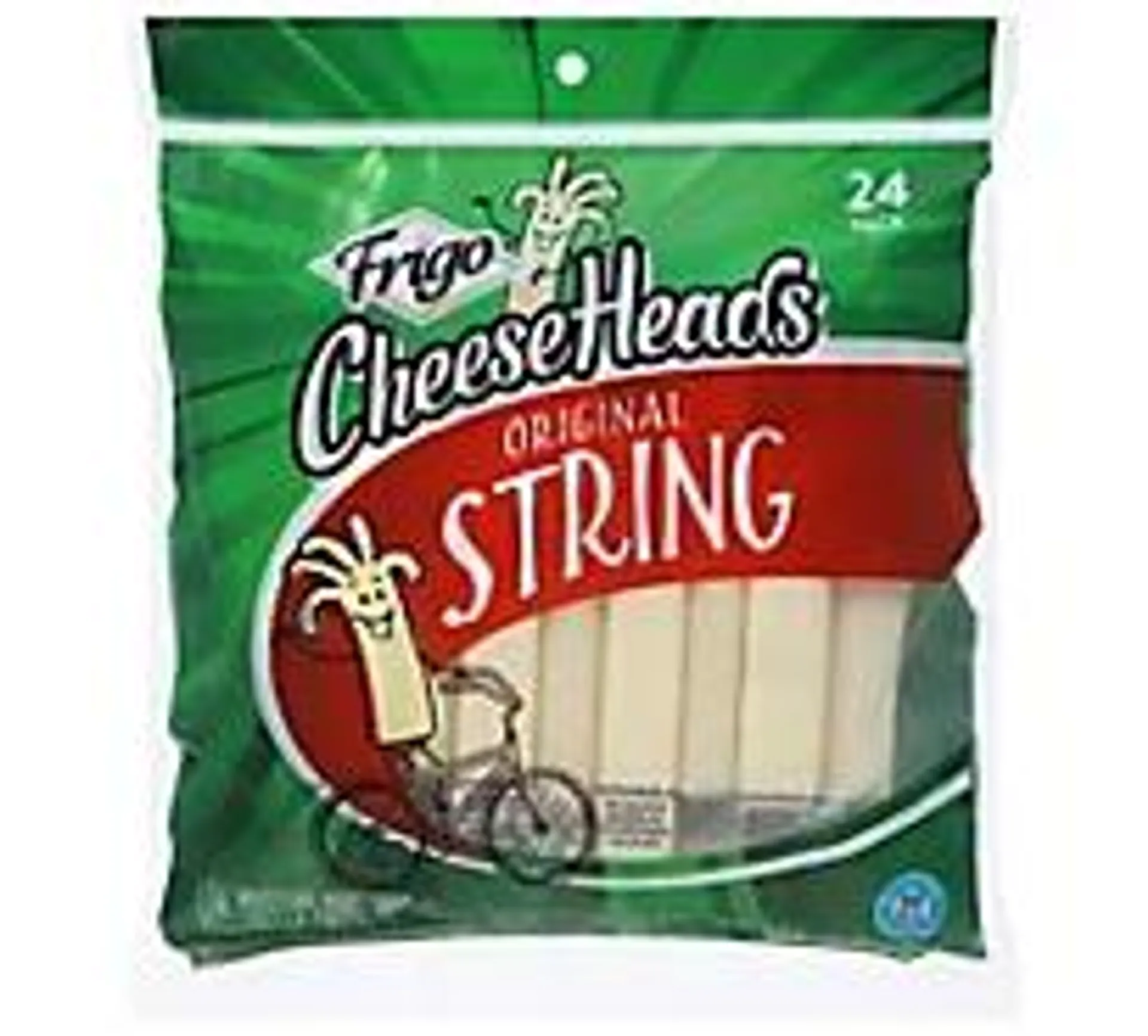 Frigo Cheese Heads Cheese String 24 Count - 24 Oz