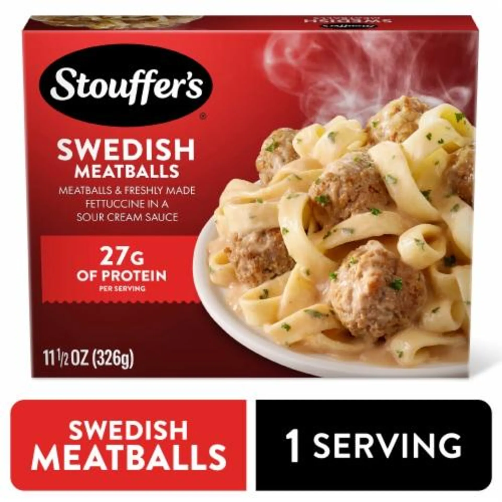 Stouffer’s Swedish Meatballs Single Serve Frozen Pasta Single Frozen Meals
