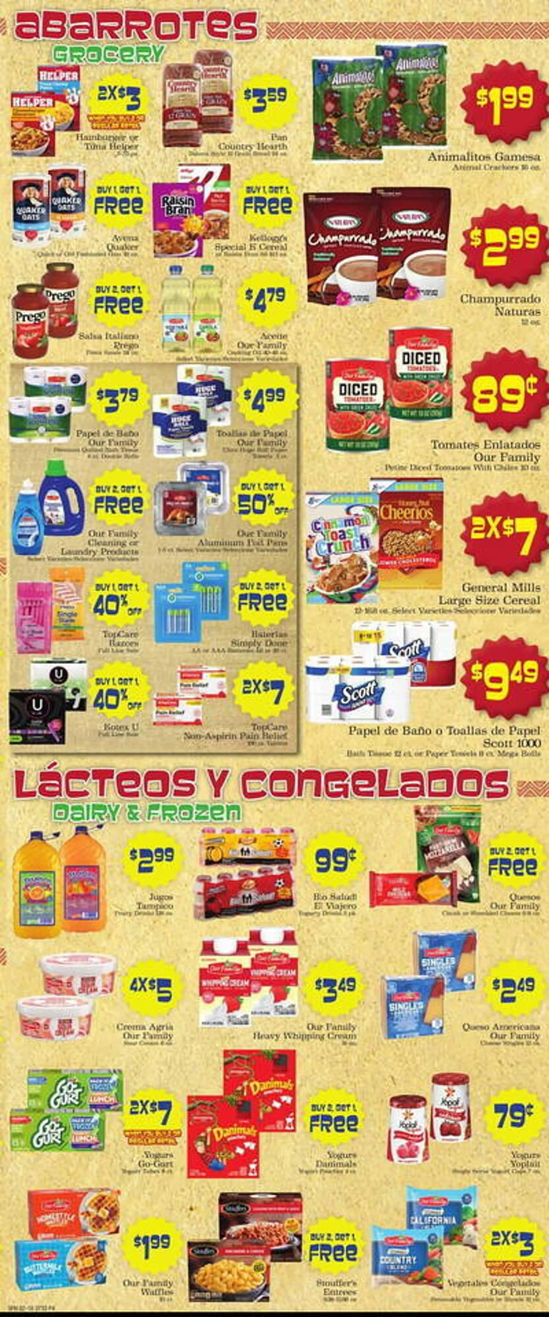 Catálogo de Supermercado Nuestra Familia Weekly Ad 16 de febrero al 22 de febrero 2025 - Página 4