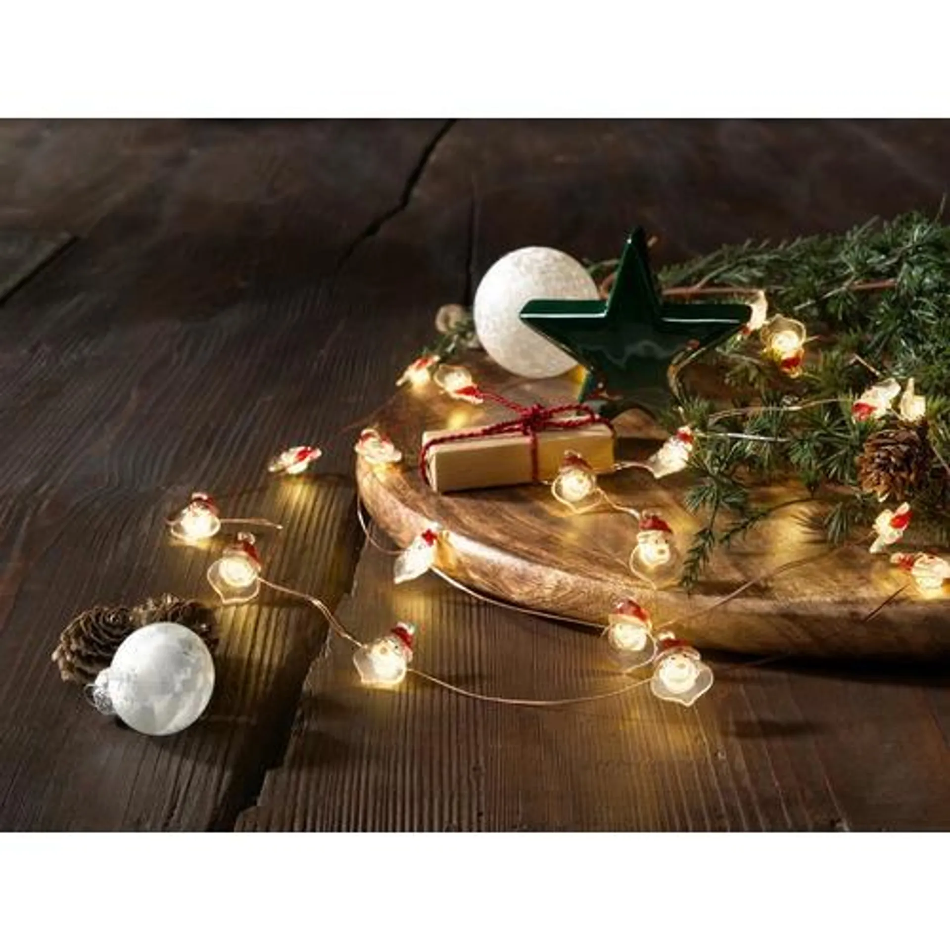 Livarno Home LED string lights, Santa Claus