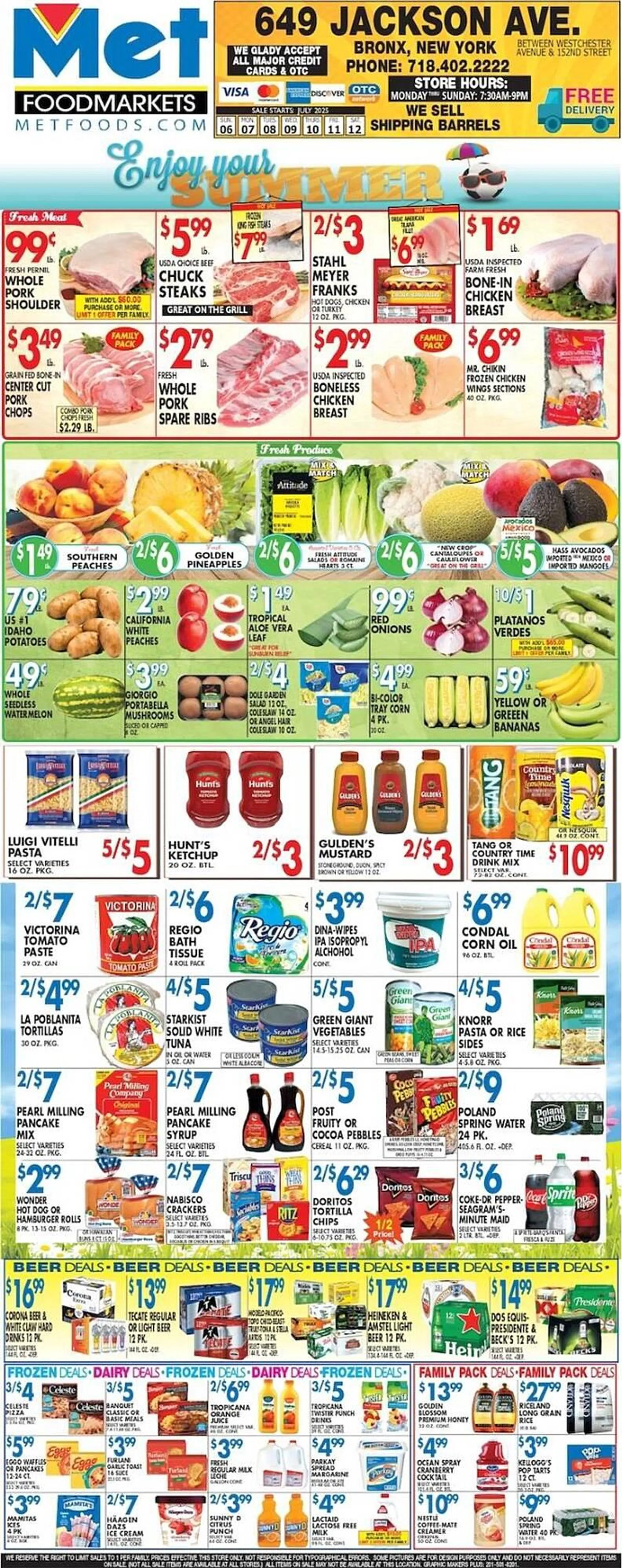 Weekly ad Met Foodmarkets Weekly Ad from July 6 to July 12 2025 - Page 1