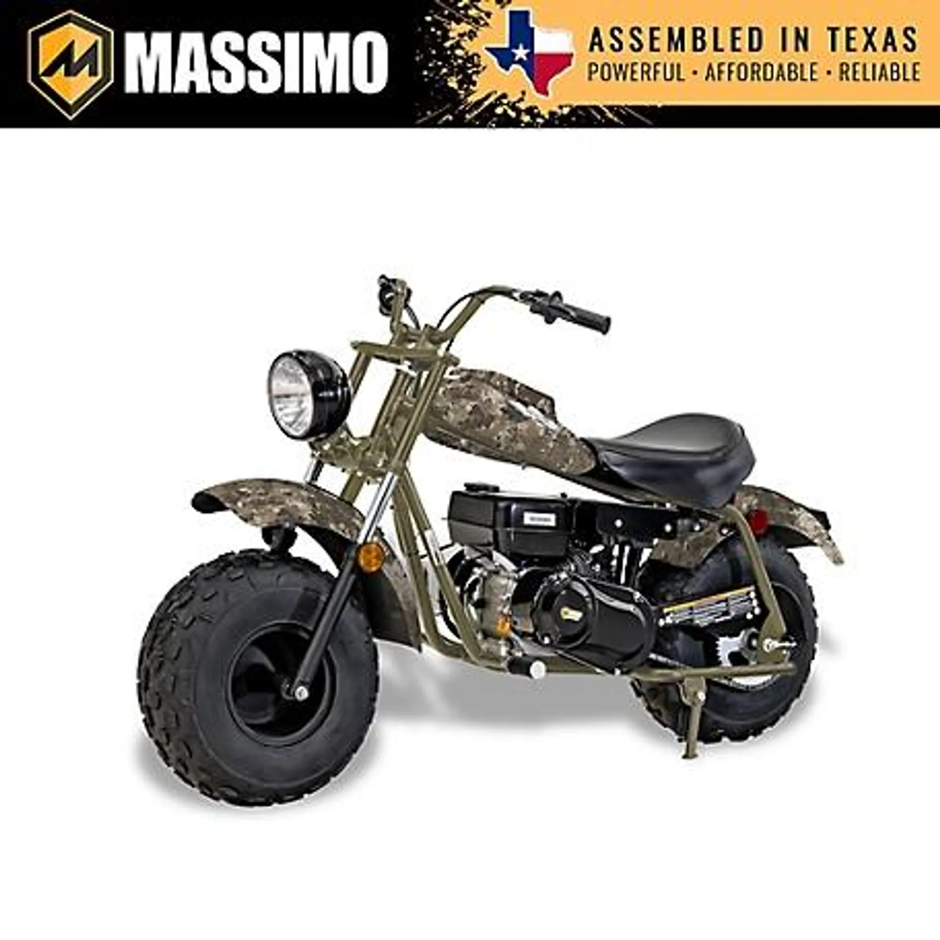 Massimo MB200 196cc Gas Powered 6.5HP Mini Bike Motorcycle