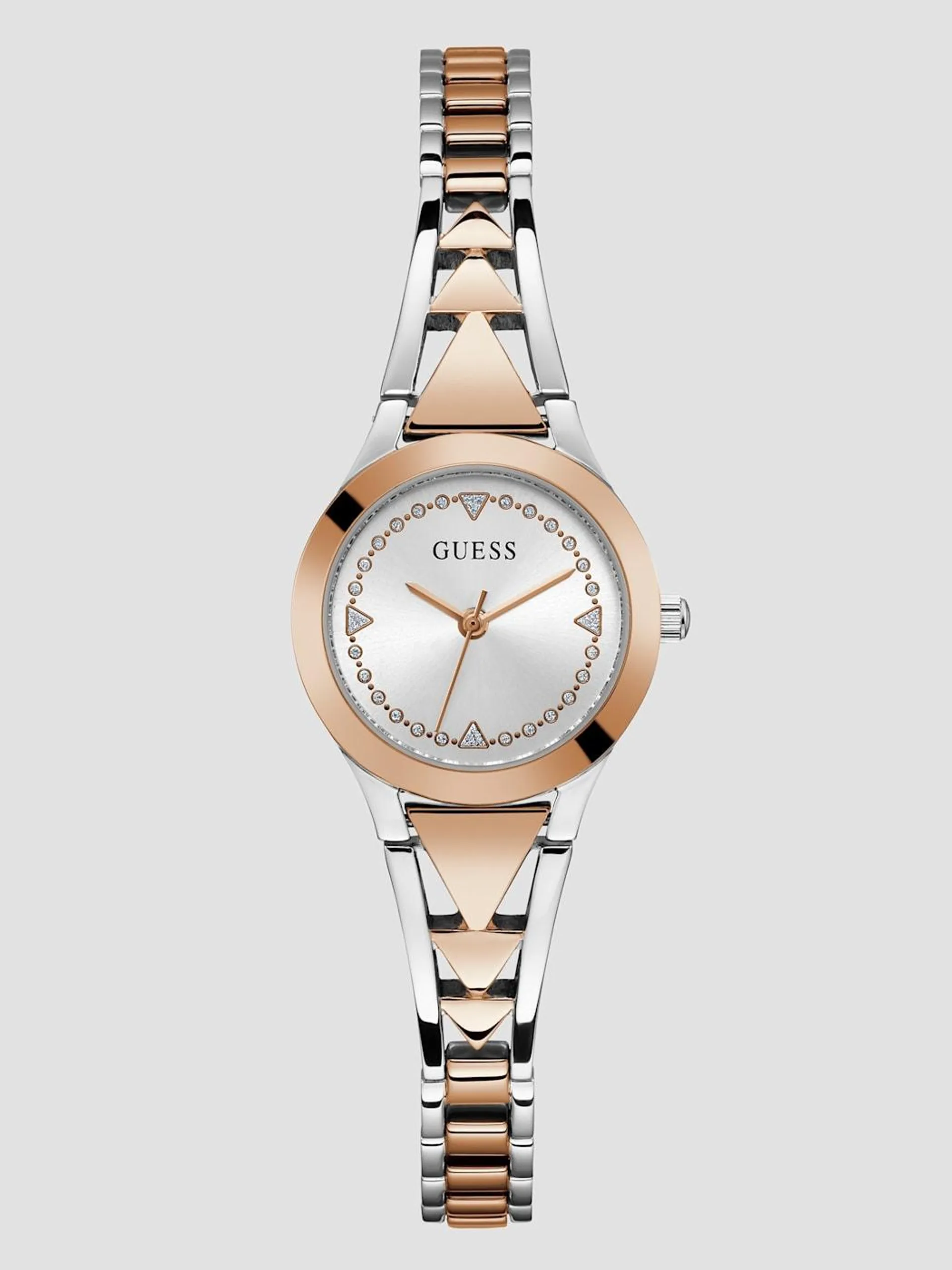 Two-Tone Analog Watch