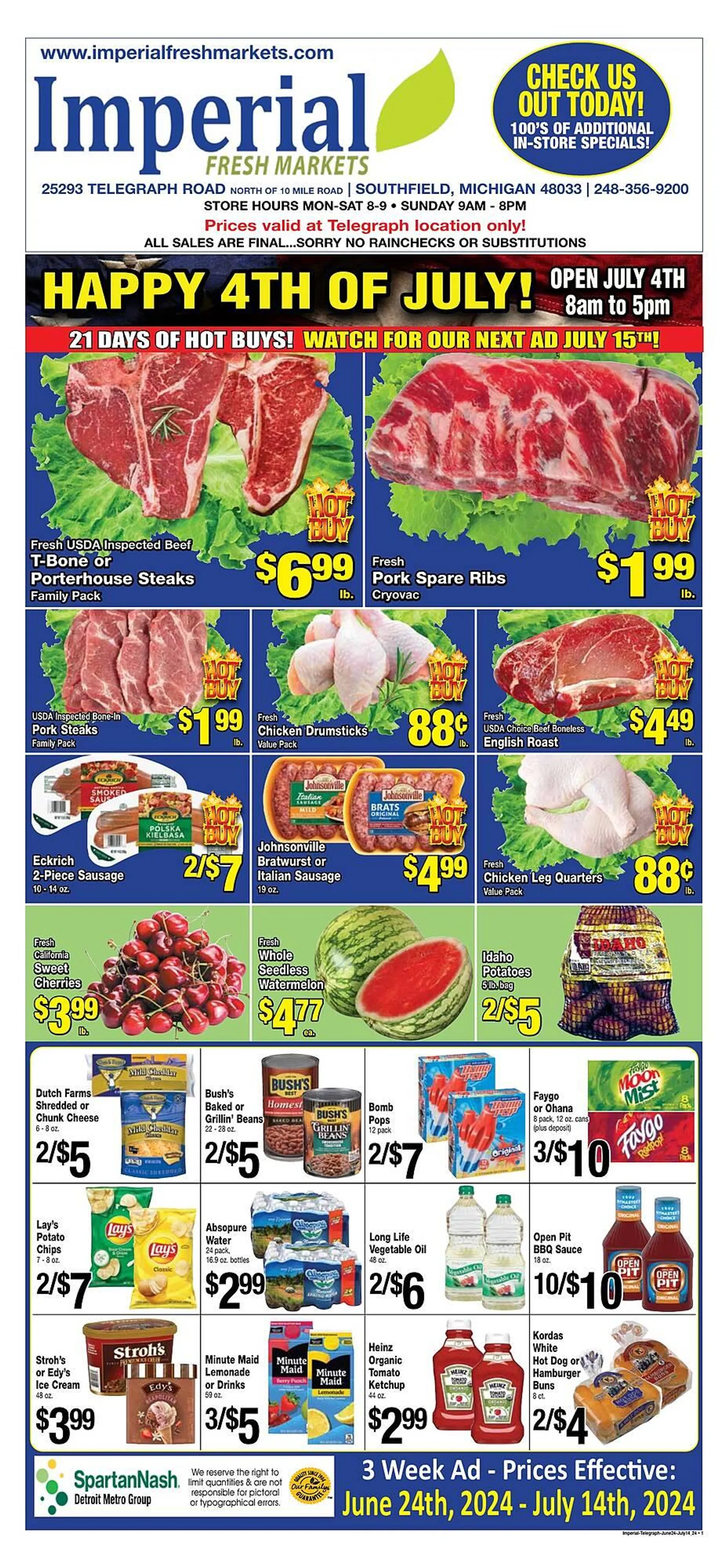 Imperial Fresh Markets Weekly Ad - 1