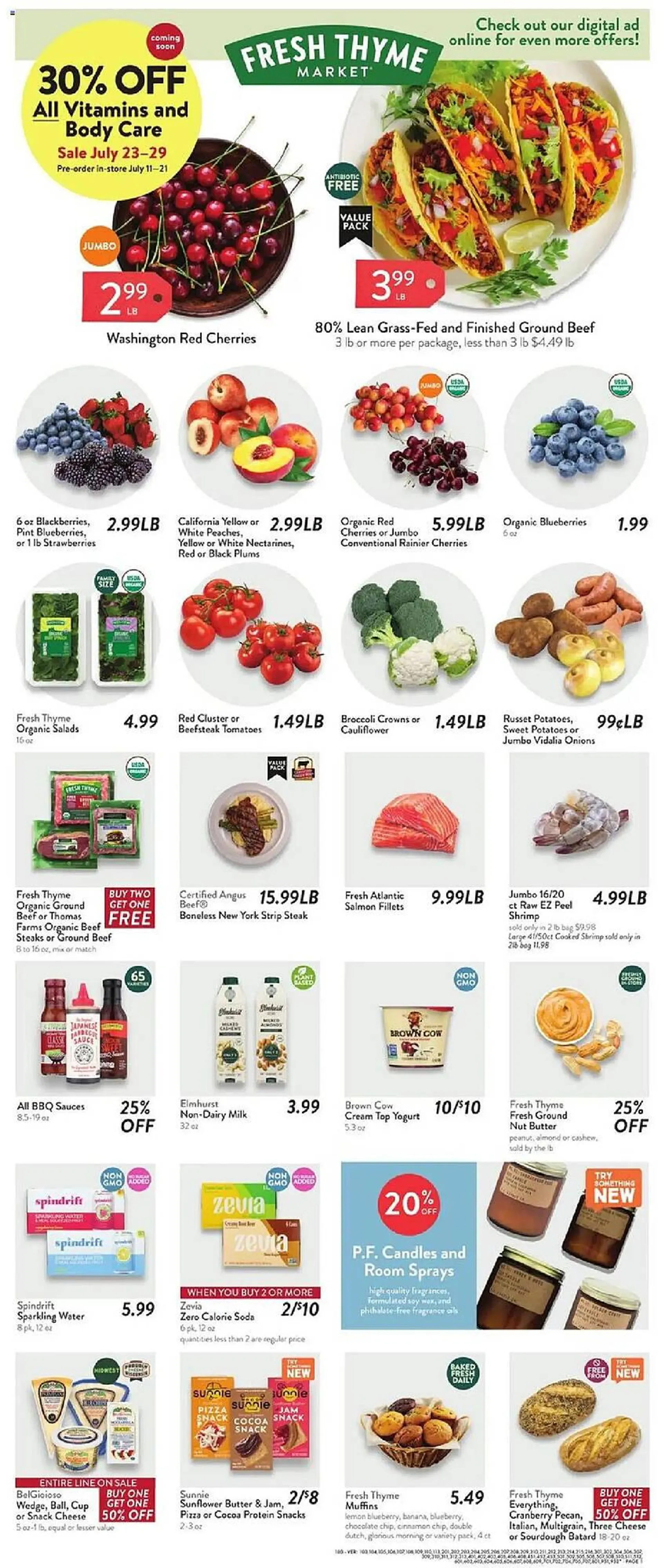 Weekly ad Fresh Thyme Weekly Ad from July 16 to July 23 2025 - Page 1