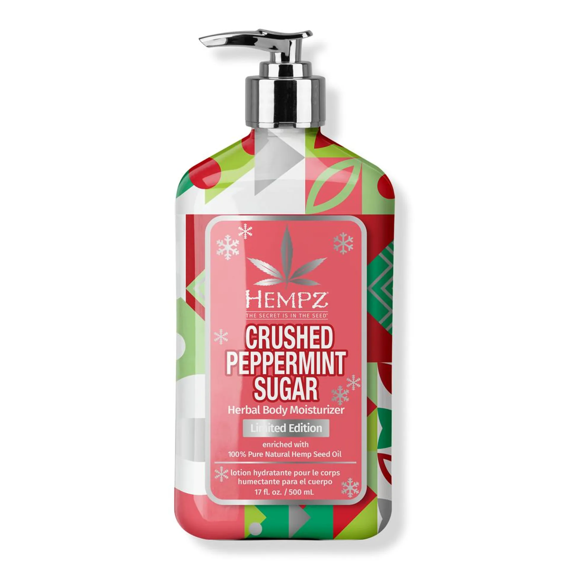 Limited Edition Crushed Peppermint Sugar Herbal Body Moisturizer