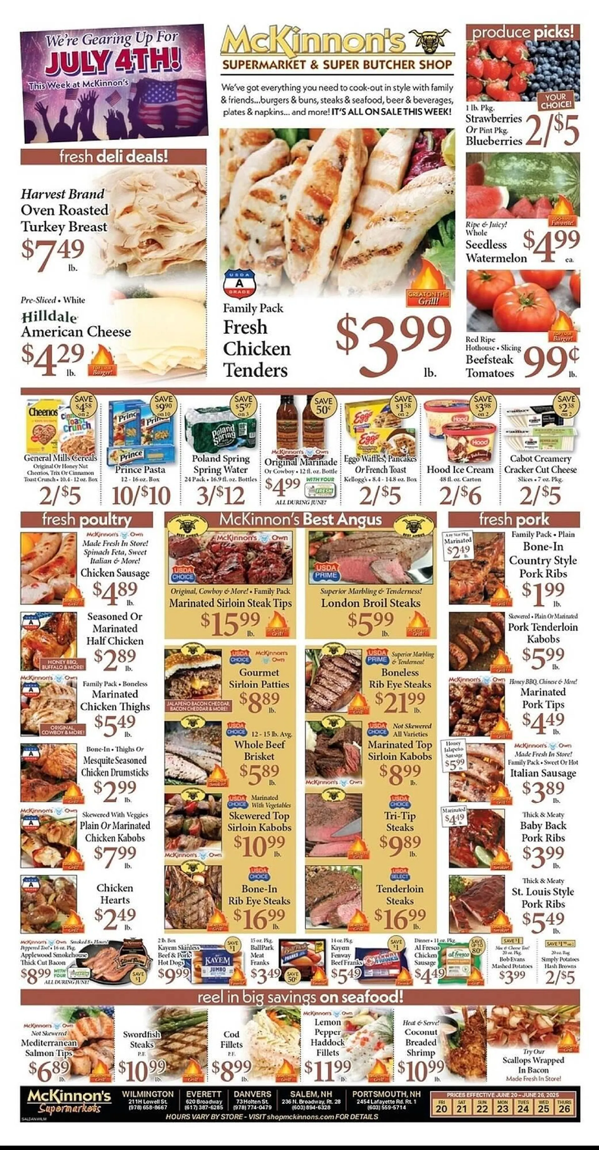 Weekly ad McKinnon's Supermarkets Weekly Ad from June 20 to June 26 2025 - Page 1