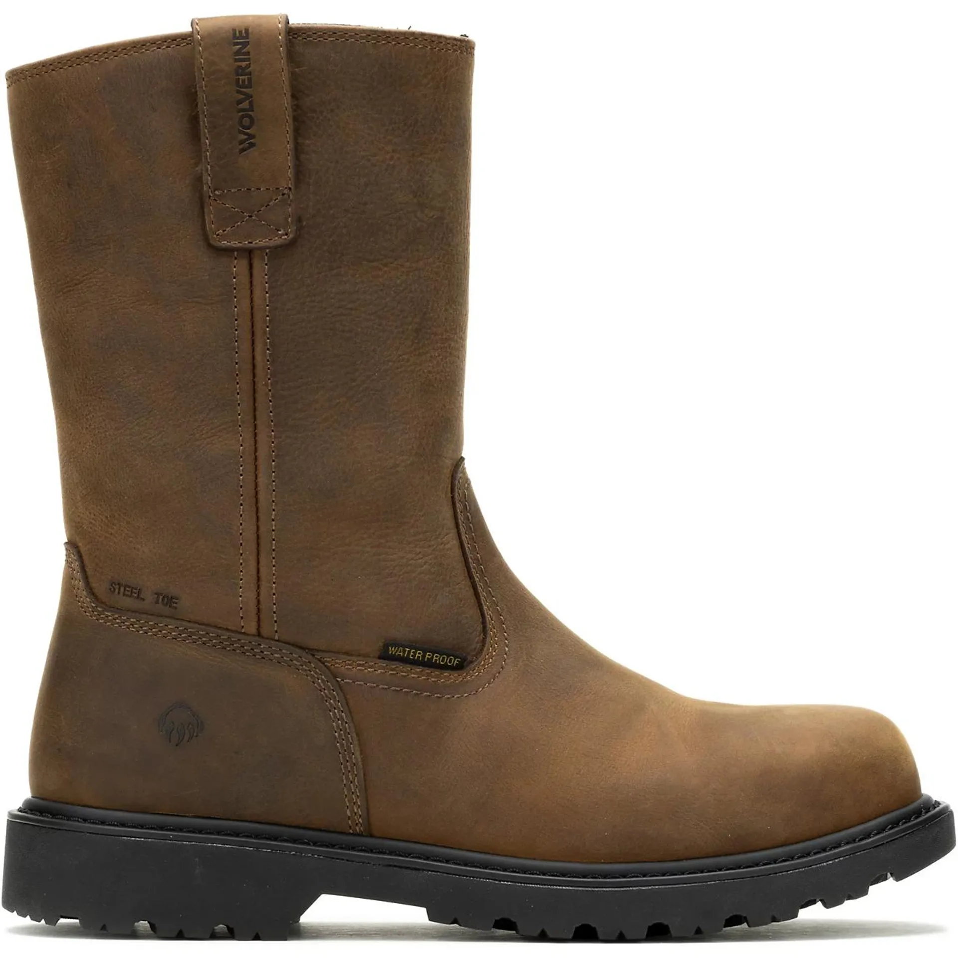 Wolverine Men's Iron Ridge II EH Steel Toe Wellington Work Boots