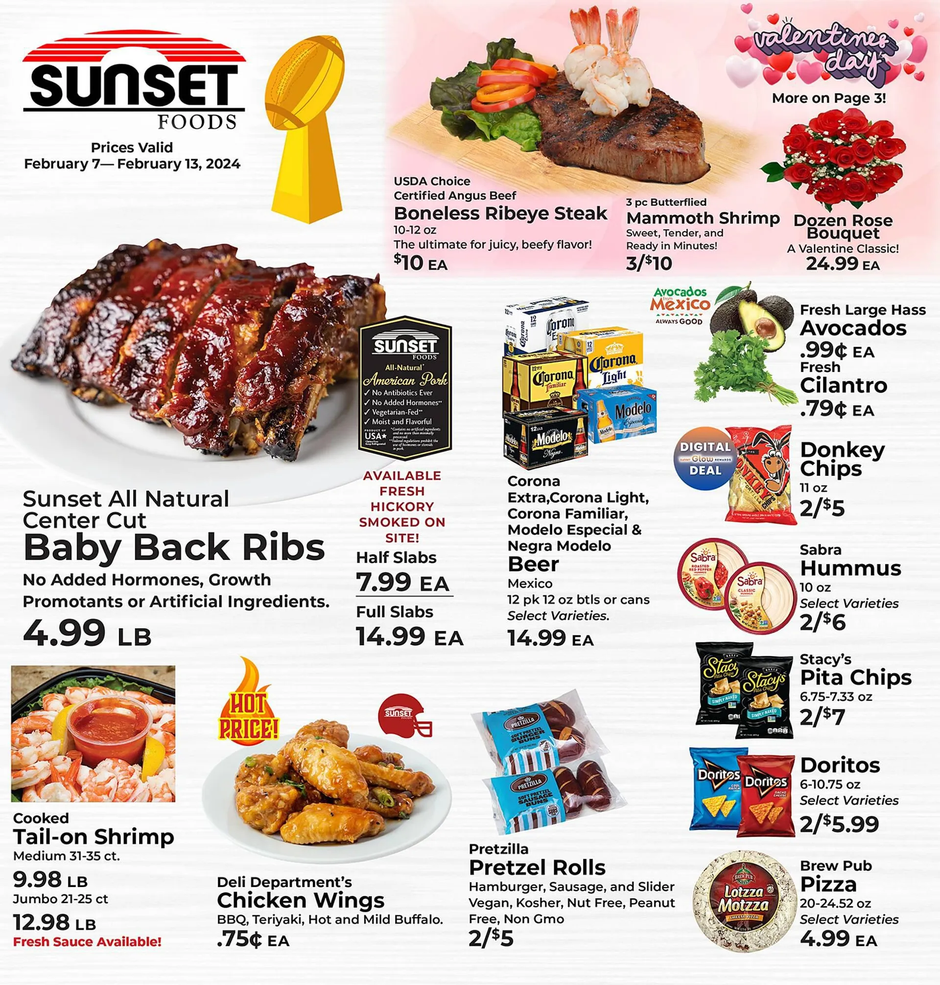 Weekly ad Sunset Foods ad from February 7 to February 13 2024 - Page 