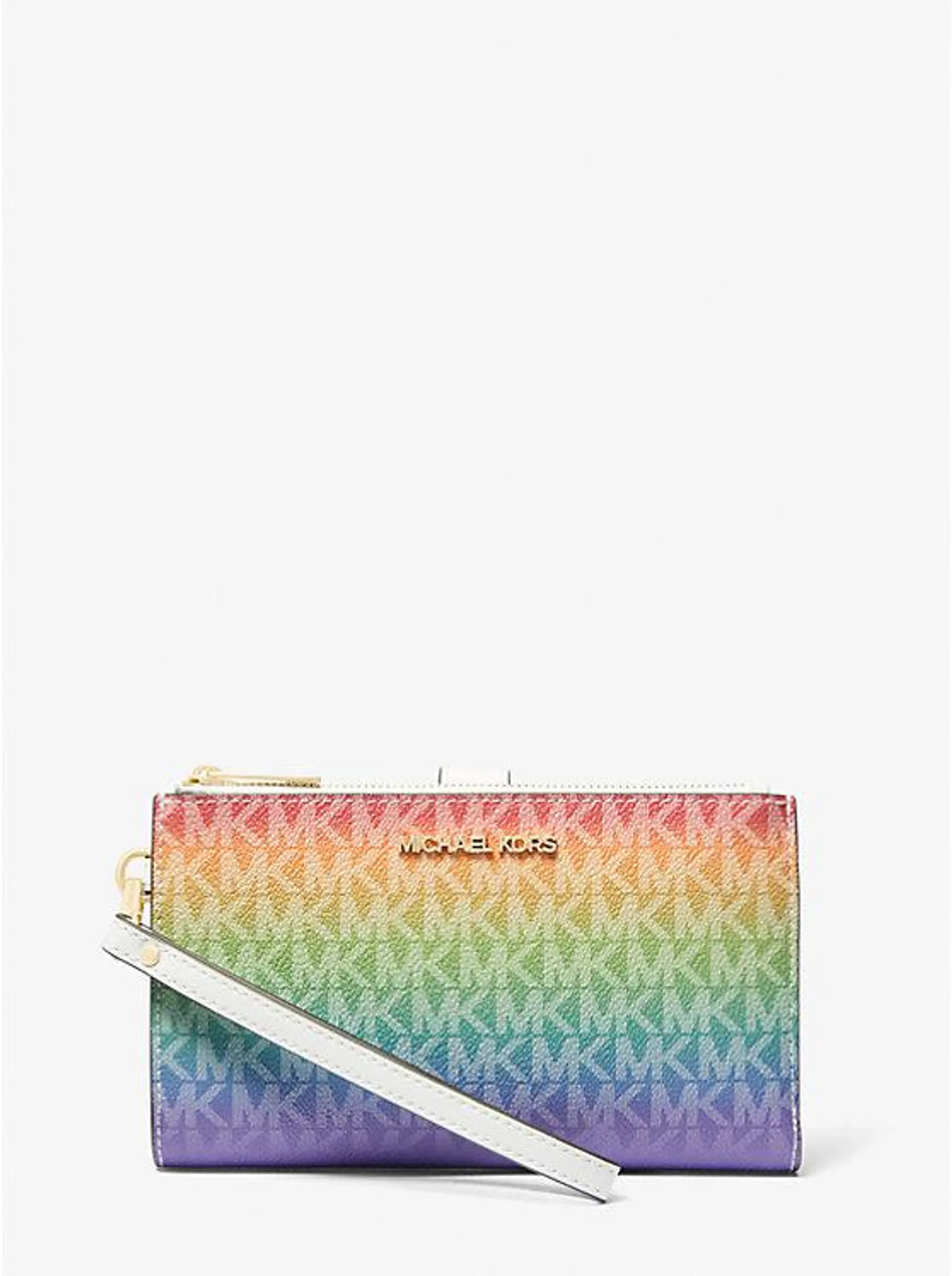 Jet Set Large Rainbow Logo Smartphone Wallet