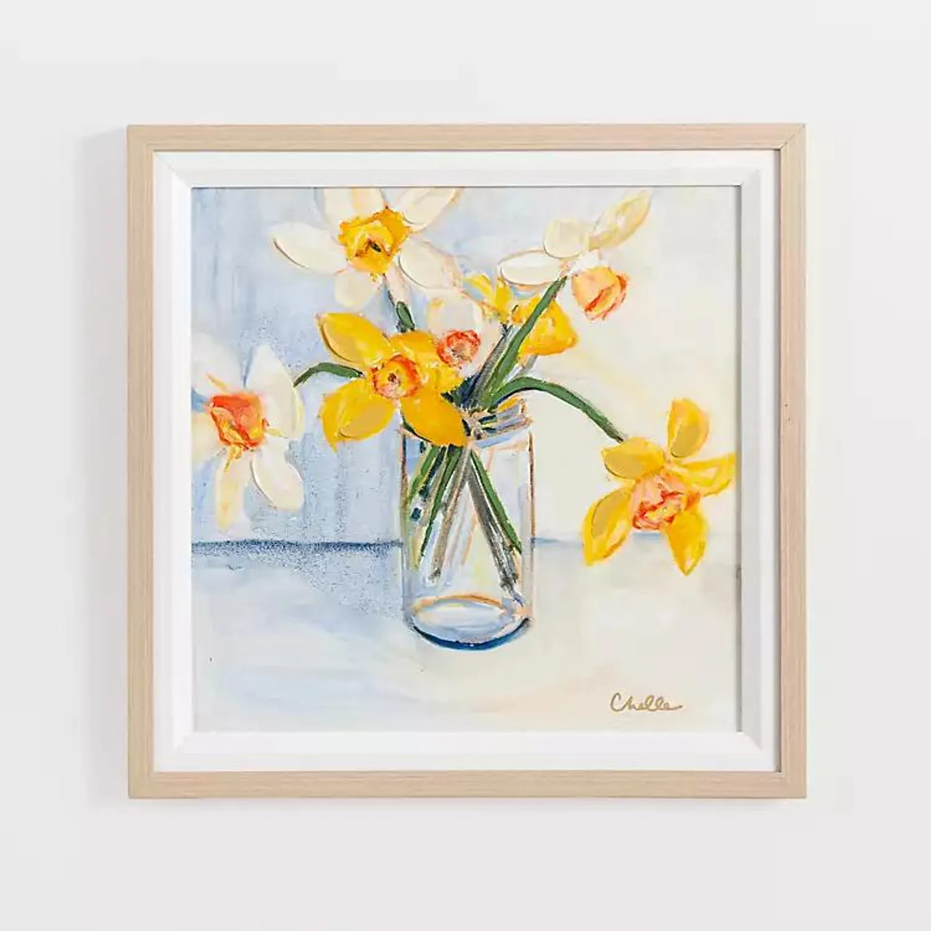 March Daffodils Framed Art Print
