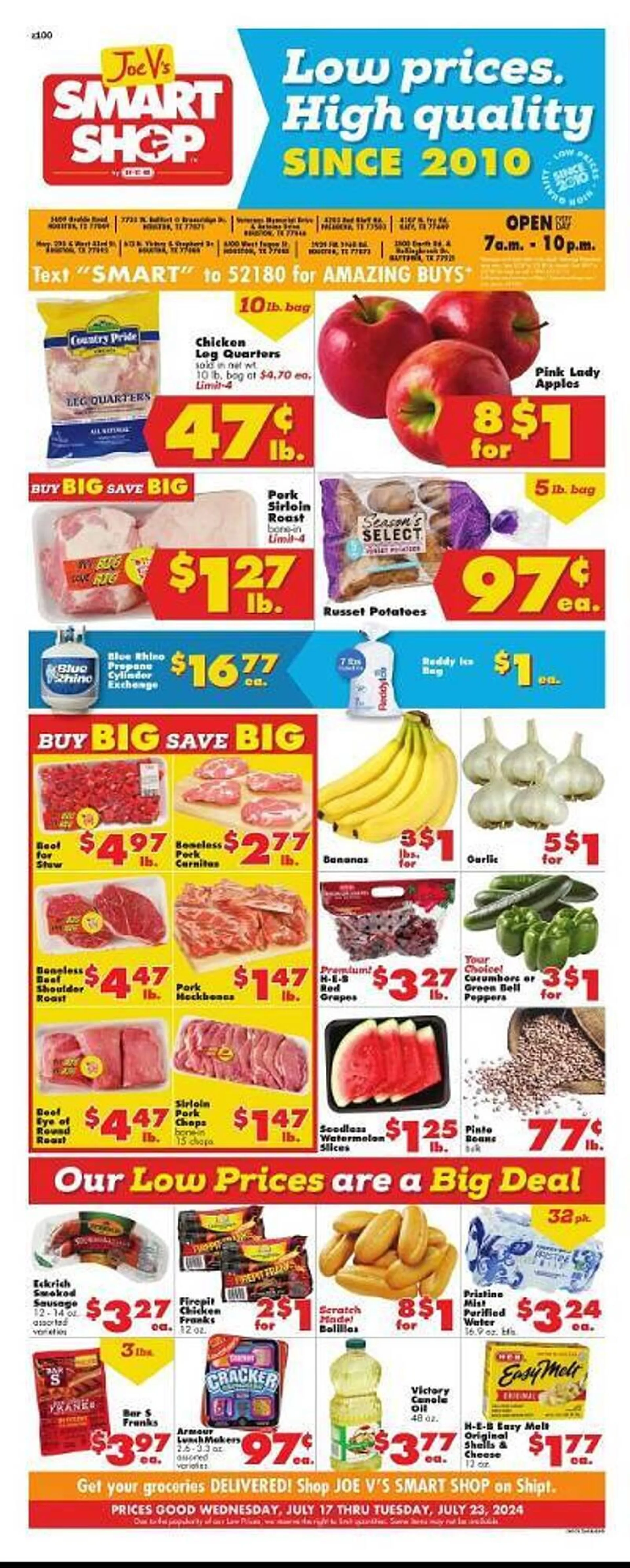 Joe Vs Smart Shop Weekly Ad - 1