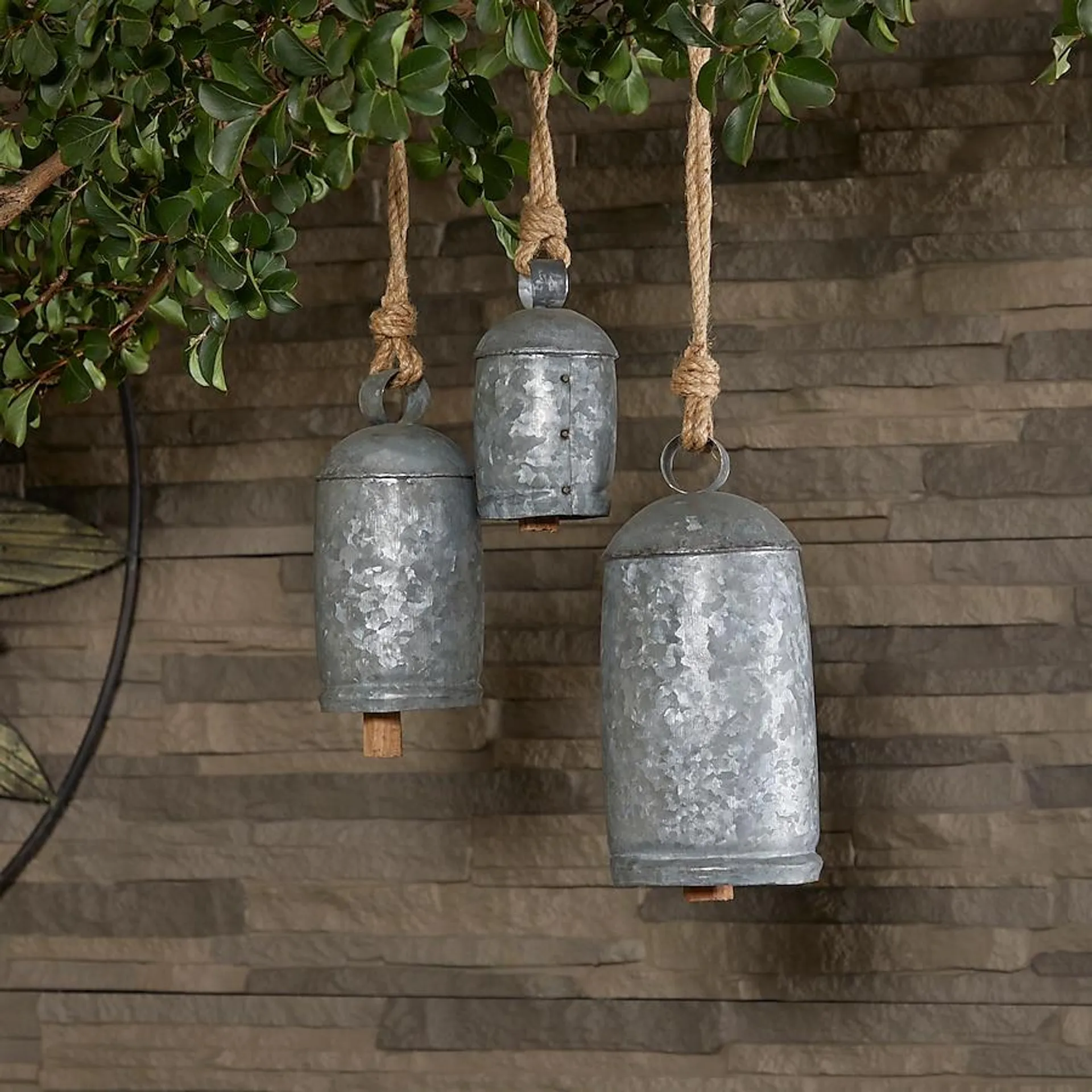 Grayson Lane 3-Pack Gray Iron Rustic Decor Set