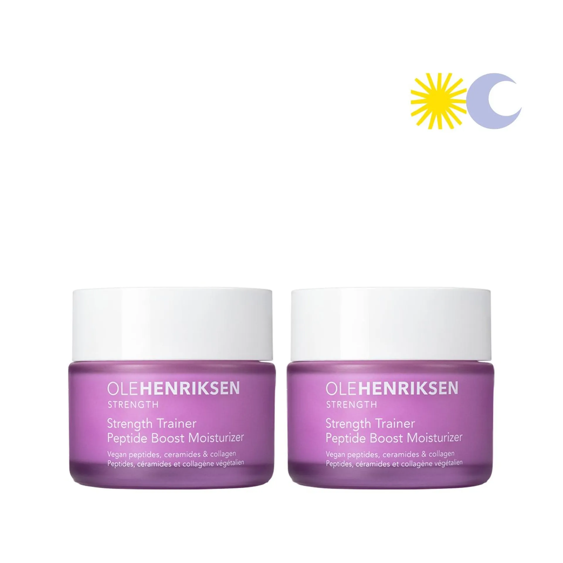 Strength Trainer Peptide Boost Moisturizer Duo