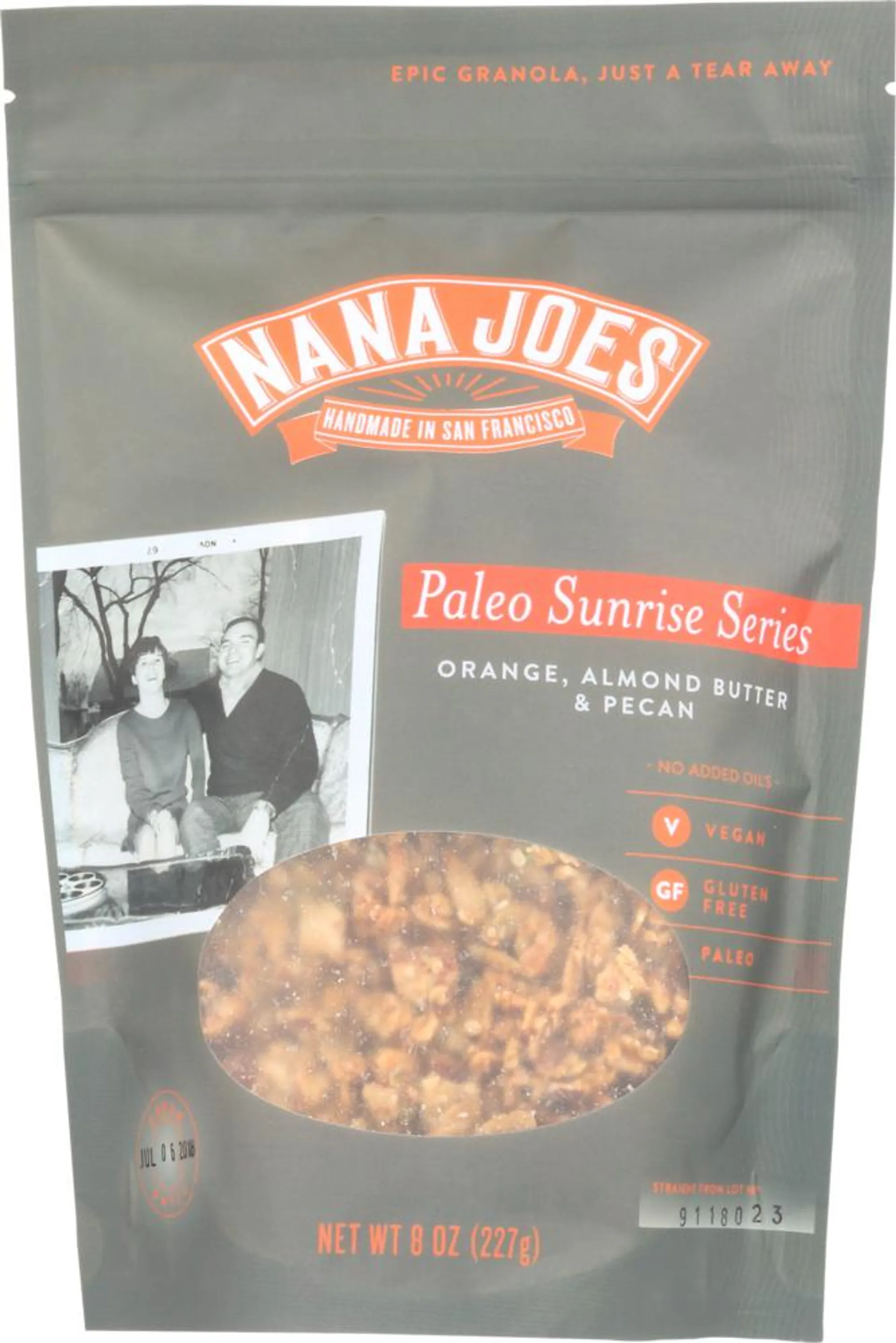 Nana Joes Granola Orange Paleo Snrise 8z