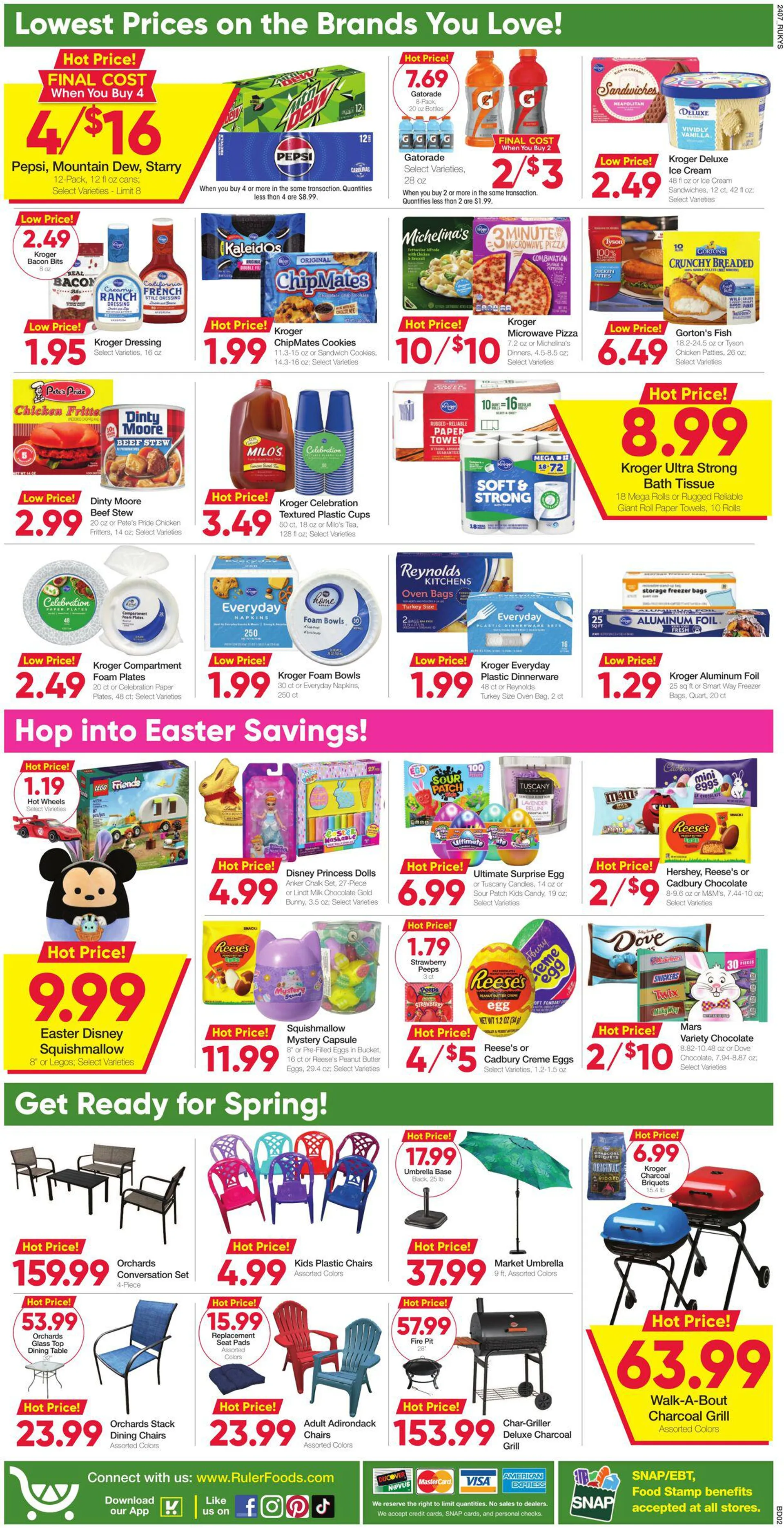 Weekly ad Ruler Foods Current weekly ad from March 20 to April 2 2024 - Page 2
