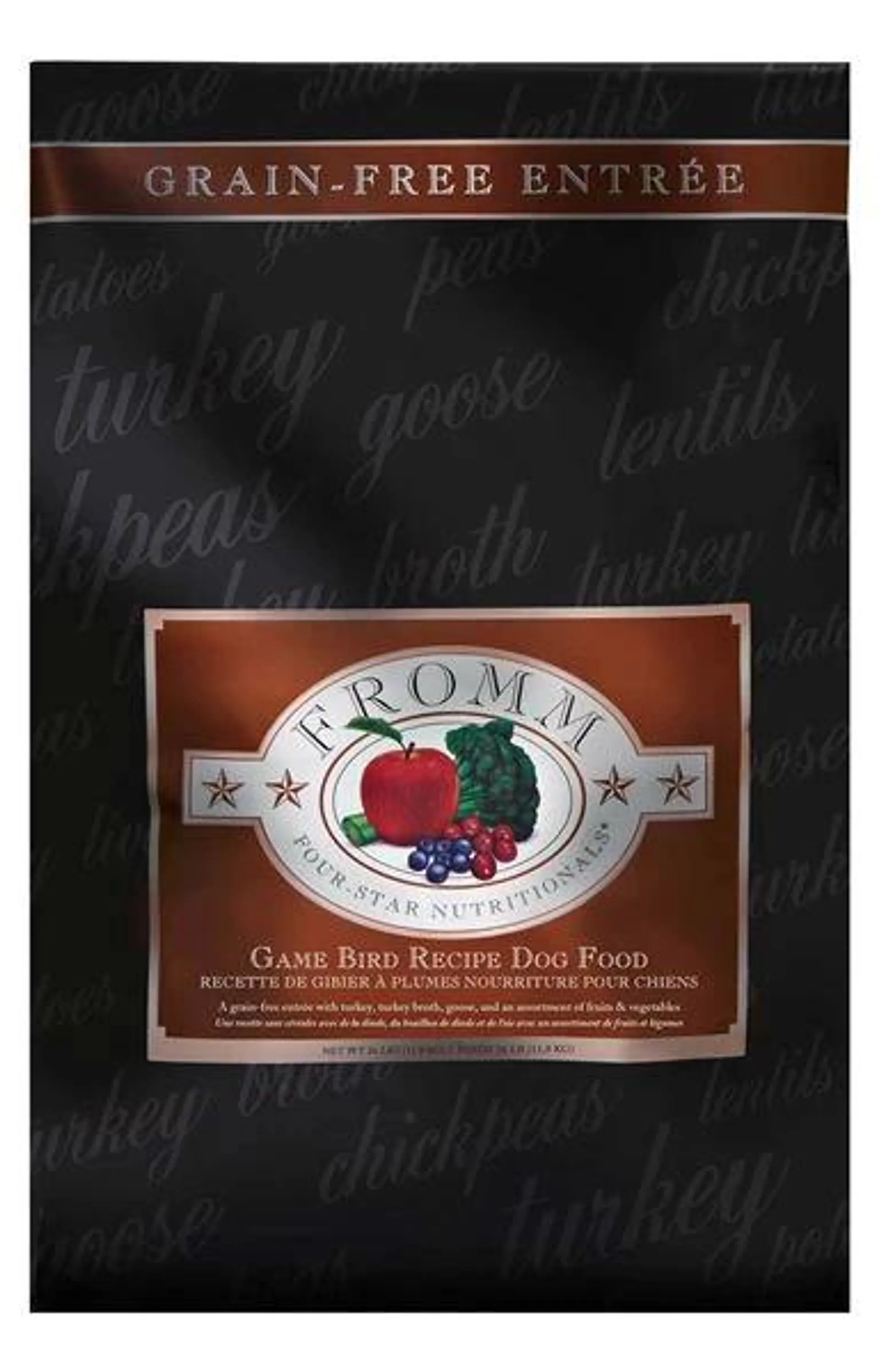 Fromm Four-Star Game Bird Recipe Dry Dog Food, 26 Pounds