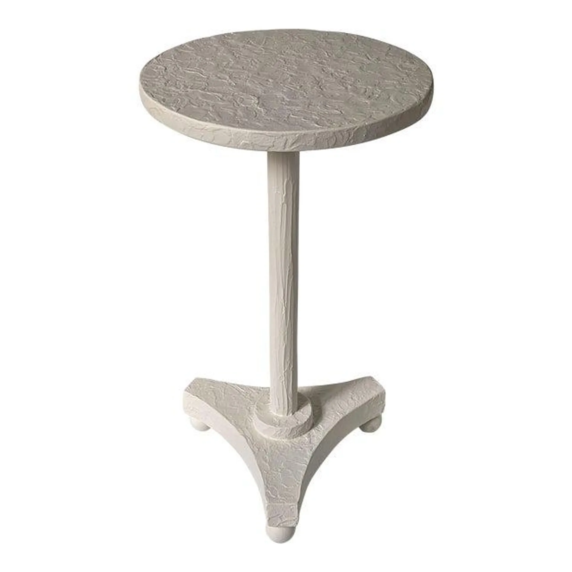 Gia Artisan Accent Table White