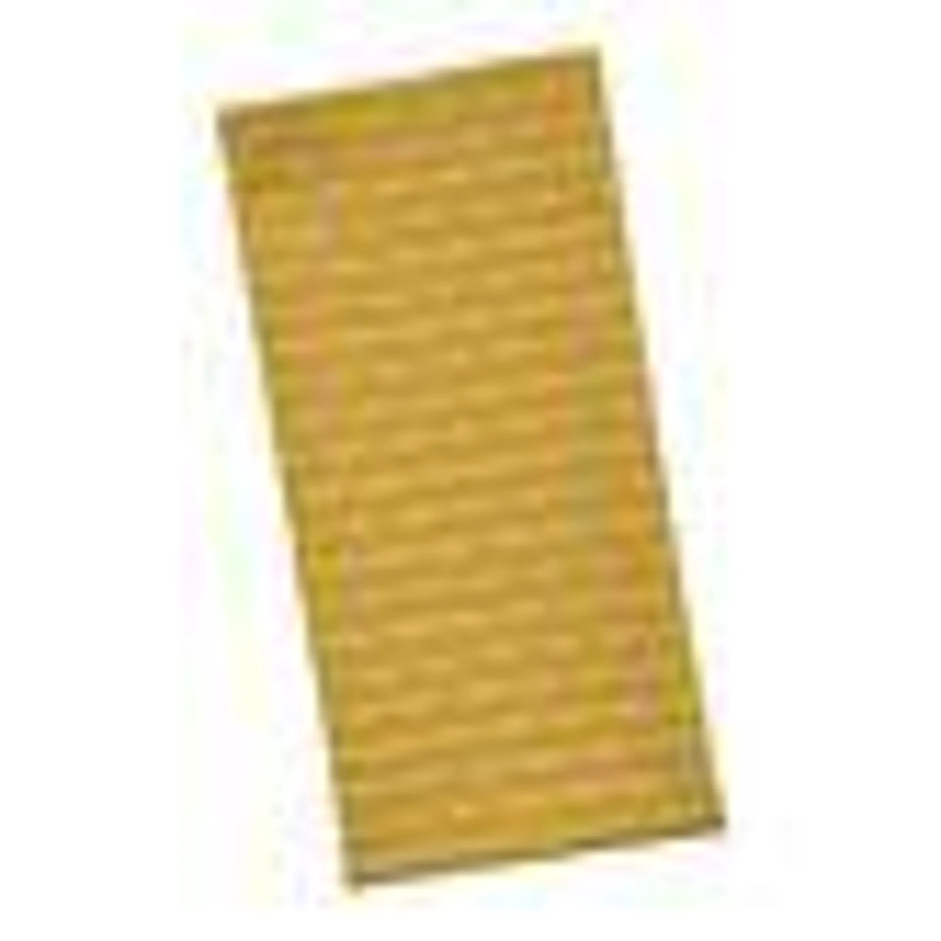 Golden Yellow and White Woven Kitchen Towel Set Of 2