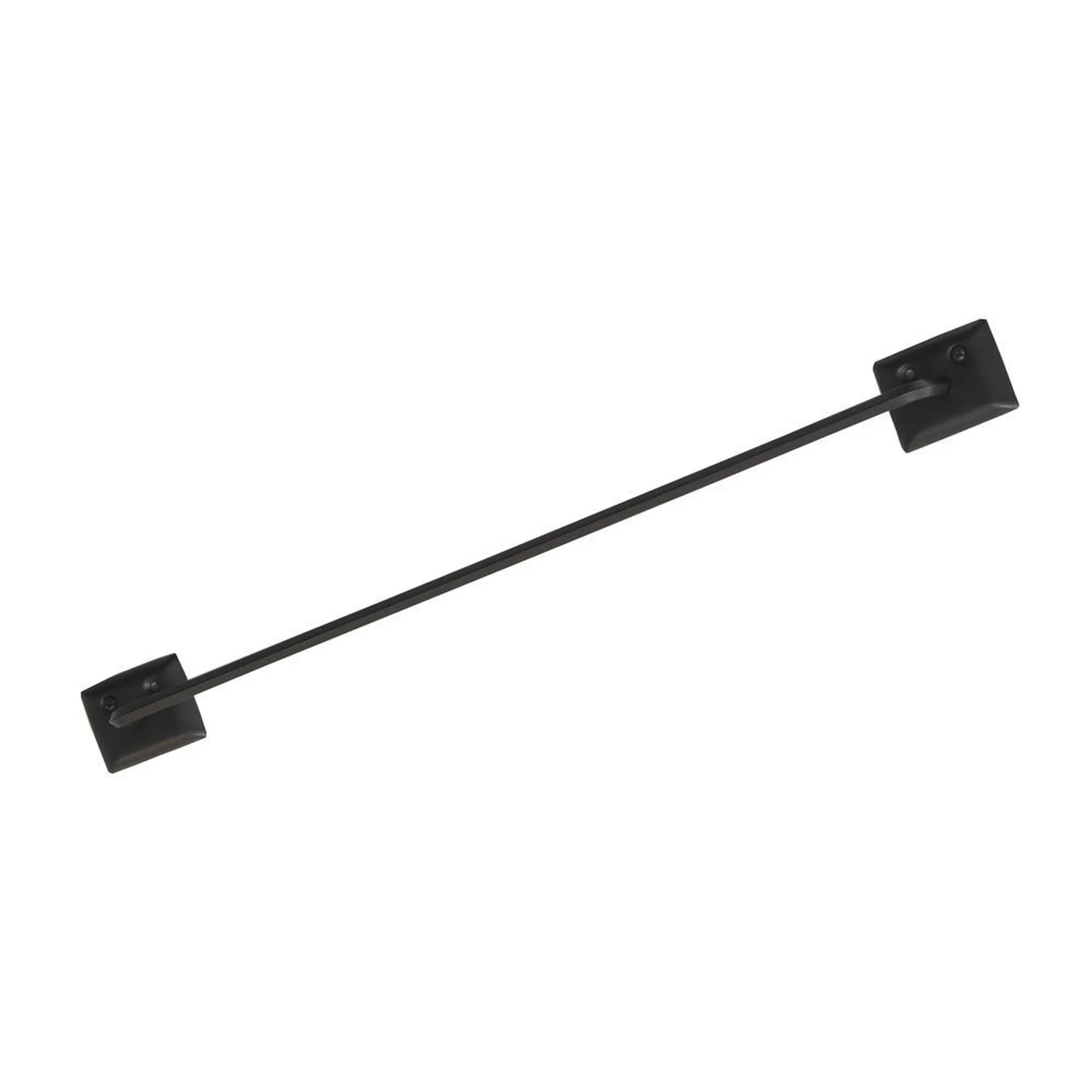 Decko 18" Matte Black Towel Bar