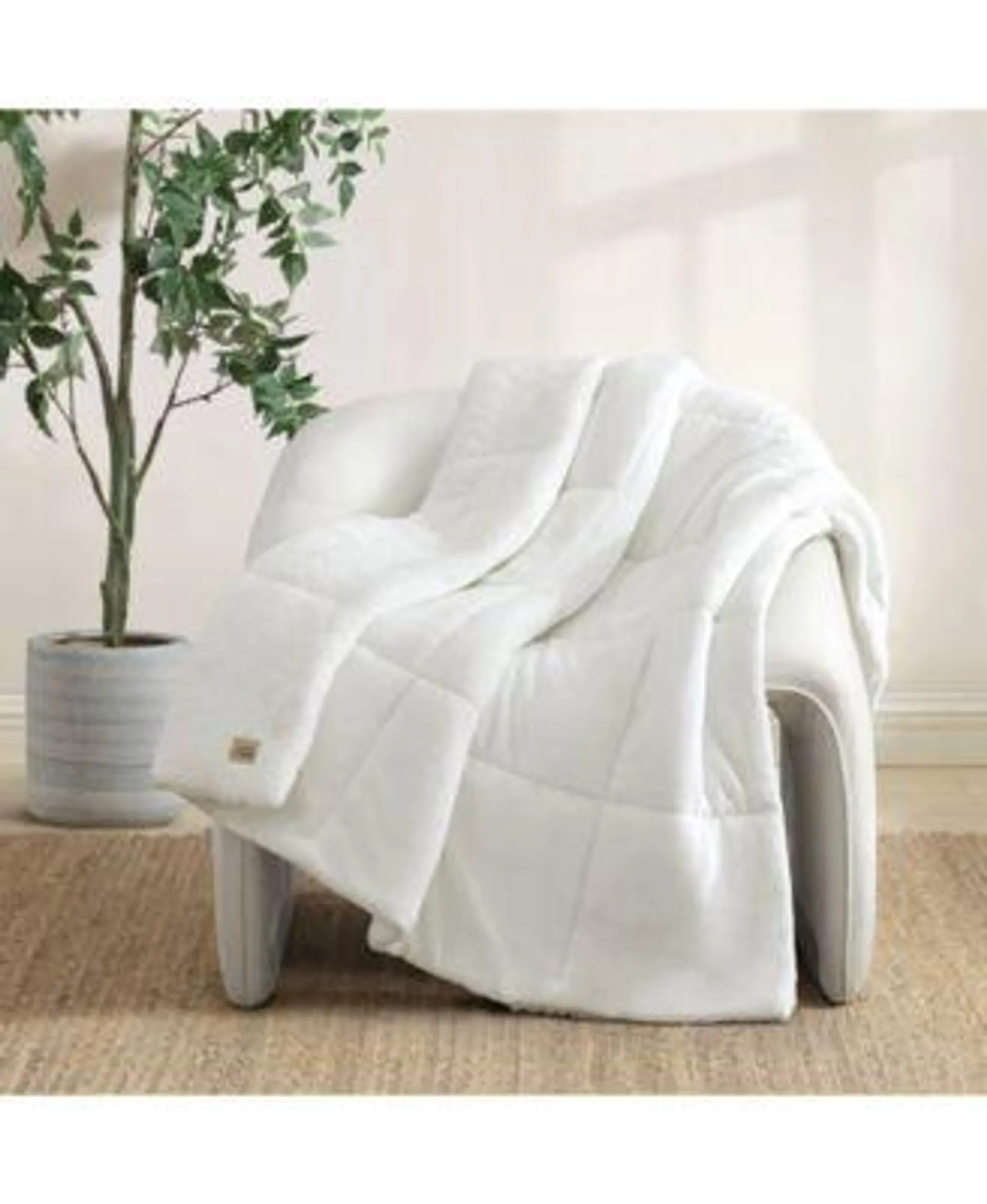 Avery Plush to Fleece Reversible Throw, 50" x 70"