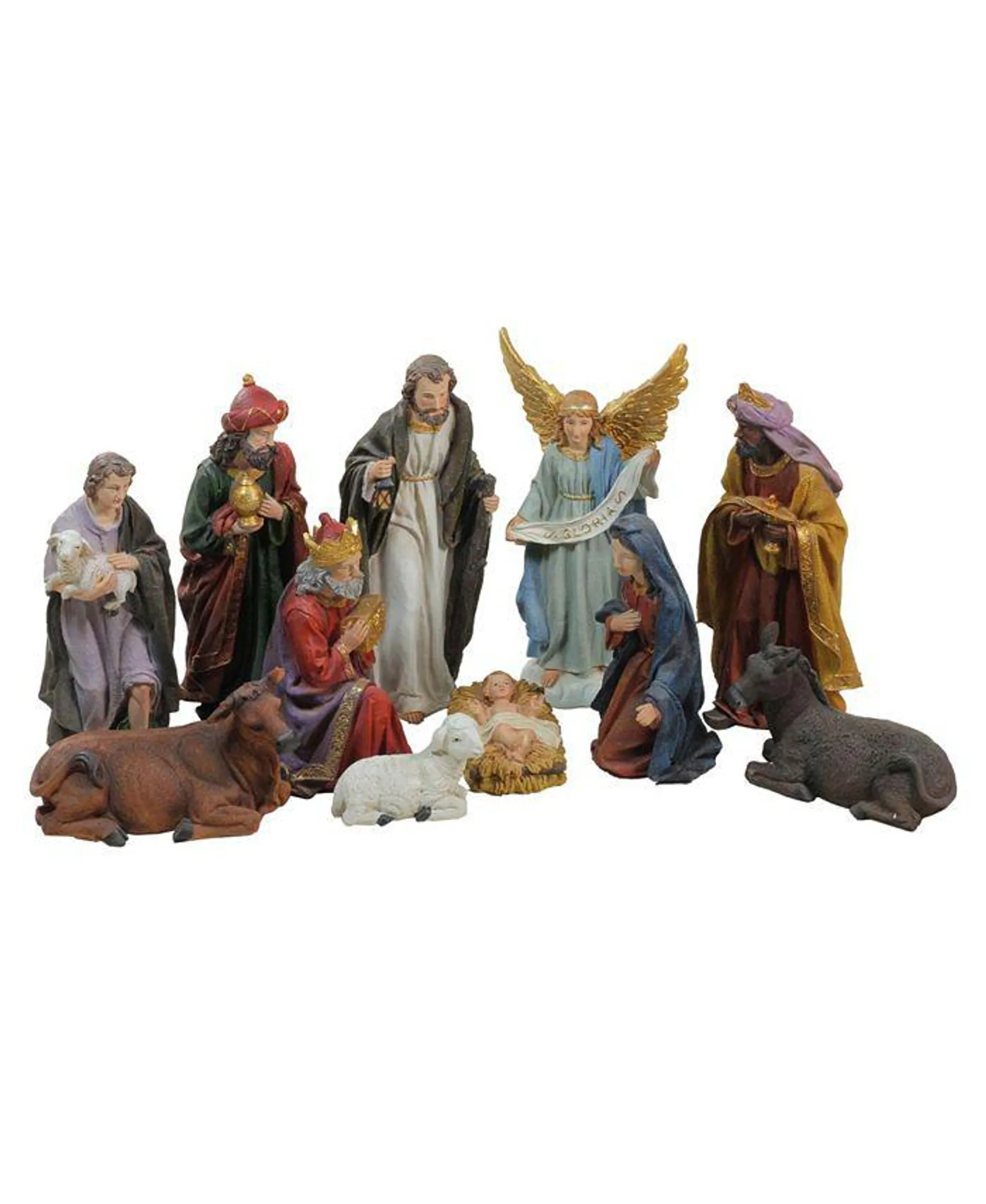 11 Piece and Christmas Nativity Figurine Set