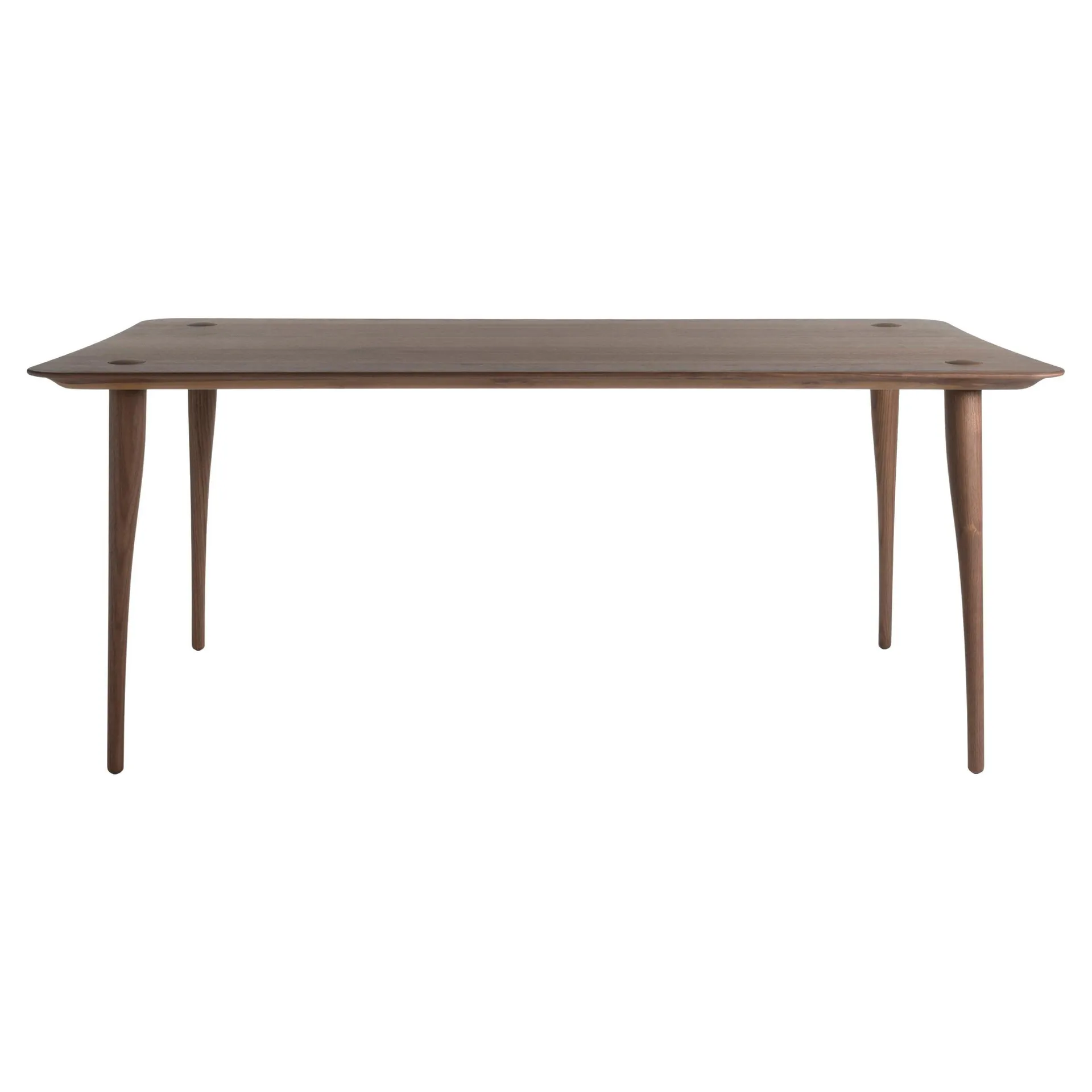 Revised Lewes - solid walnut dining table - rectangle 180x95cm