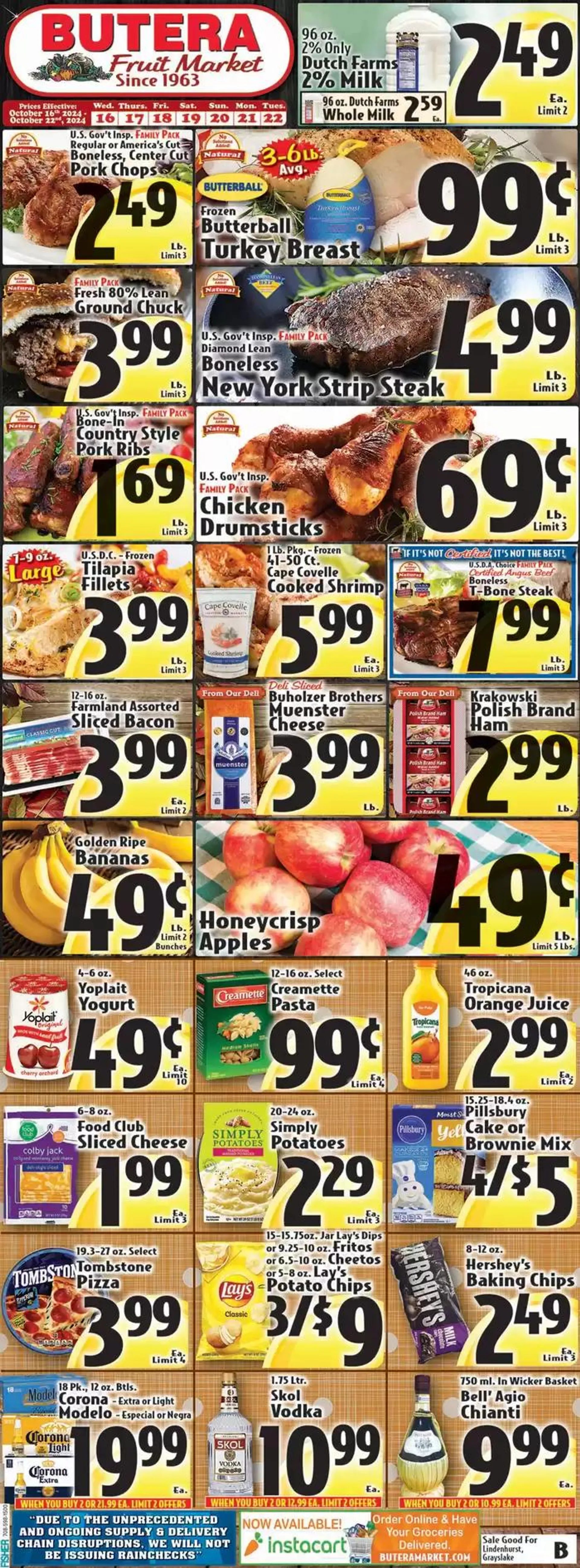 Weekly ad Discover attractive offers from October 16 to October 30 2024 - Page 1