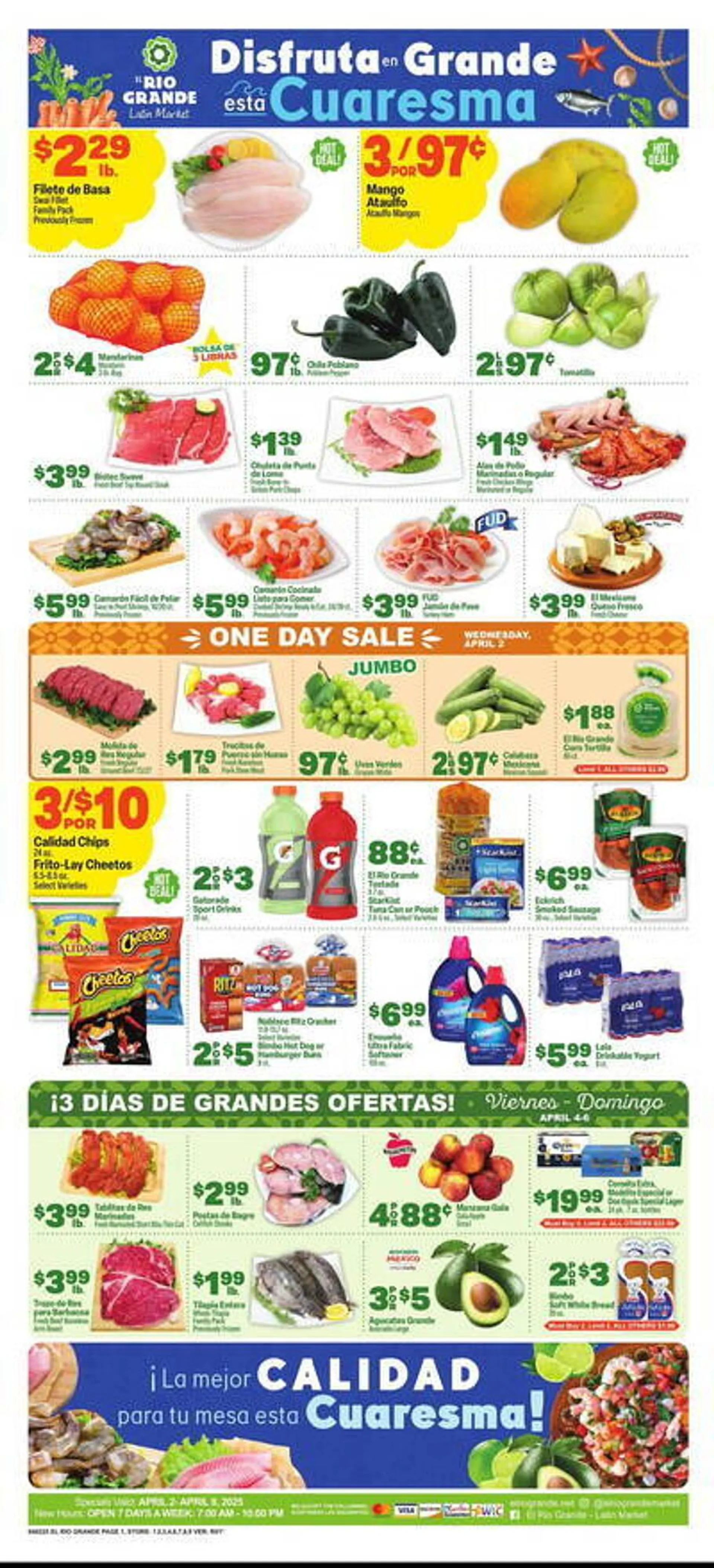 El Rio Grande Weekly Ad - 1