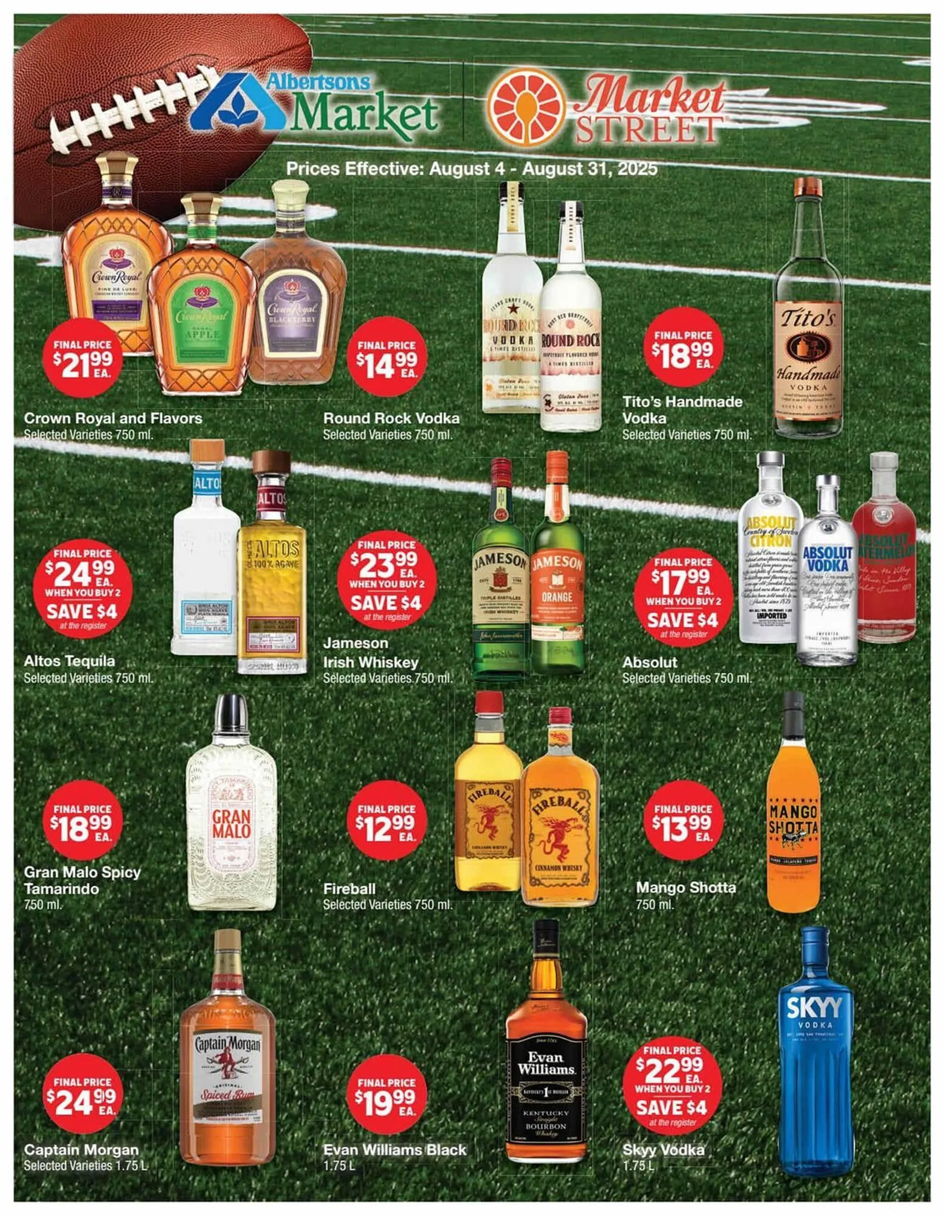 Weekly ad Market Street Weekly Ad from August 4 to August 31 2025 - Page 1