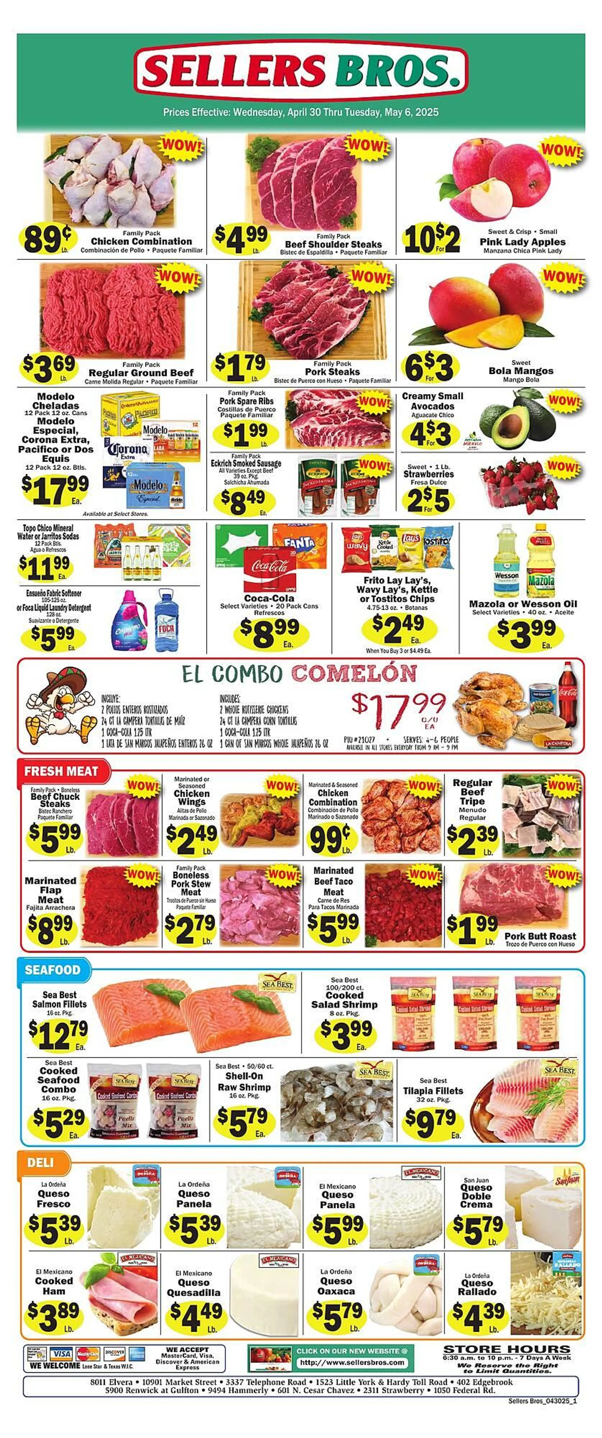 Sellers Bros Weekly Ad - 1