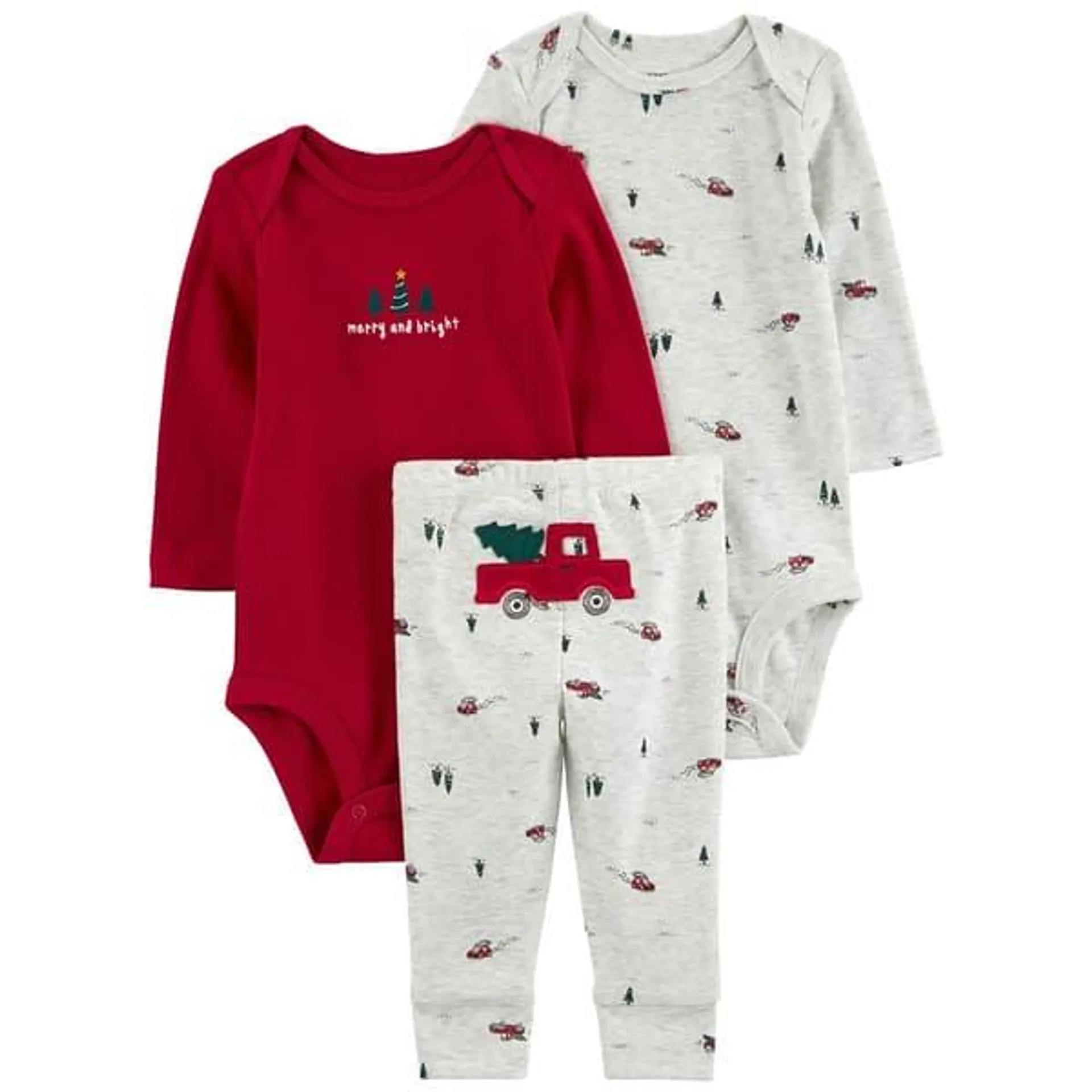 Baby Boy (NB-24M) Carter’s® 3pc. Merry & Bright Truck Set