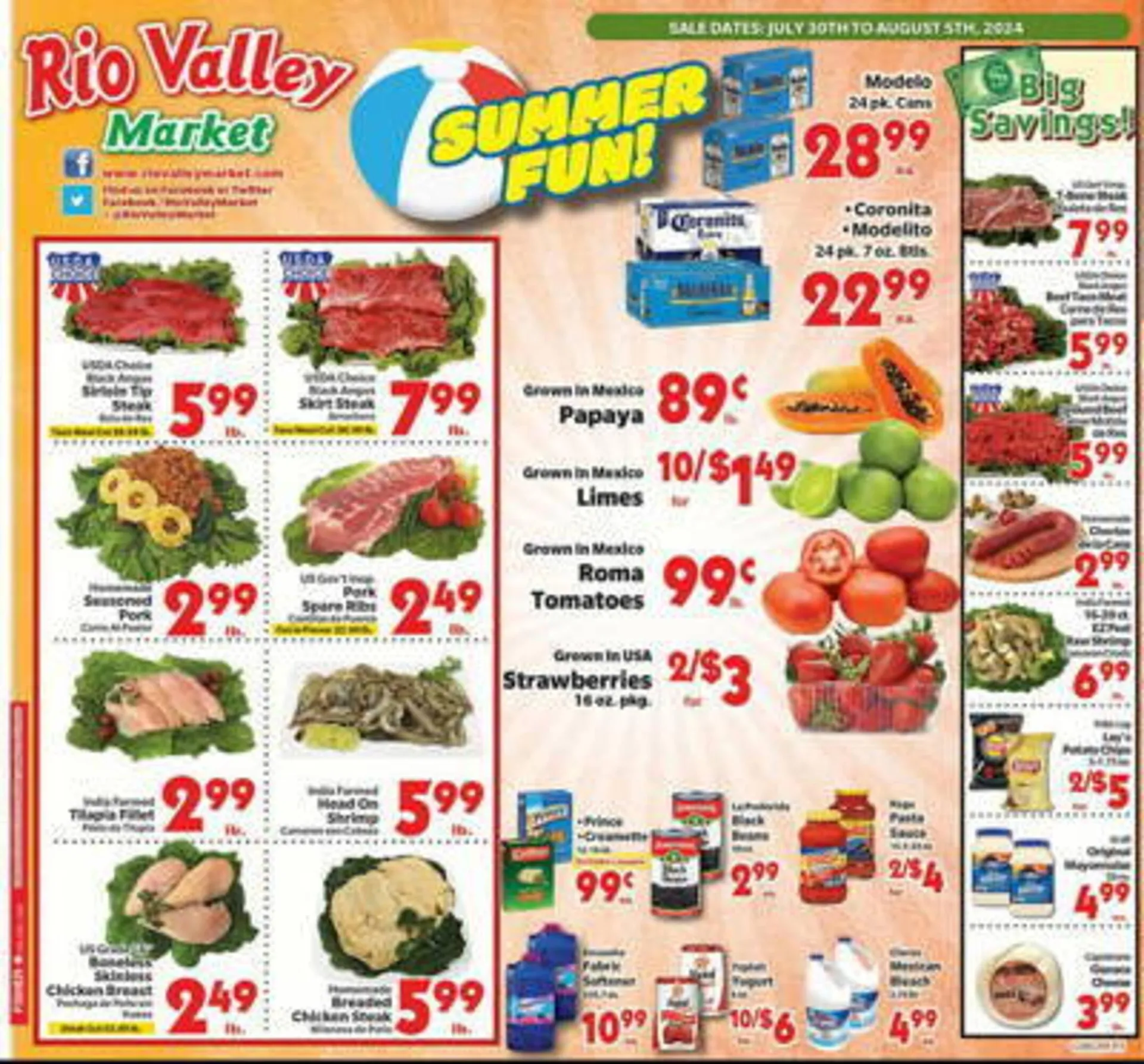 Rio Valley Market Weekly Ad - 1