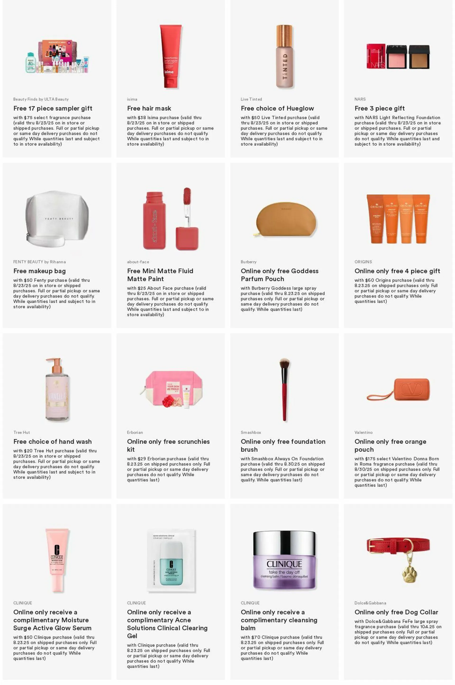 Weekly ad Ulta Beauty from August 18 to August 27 2025 - Page 1