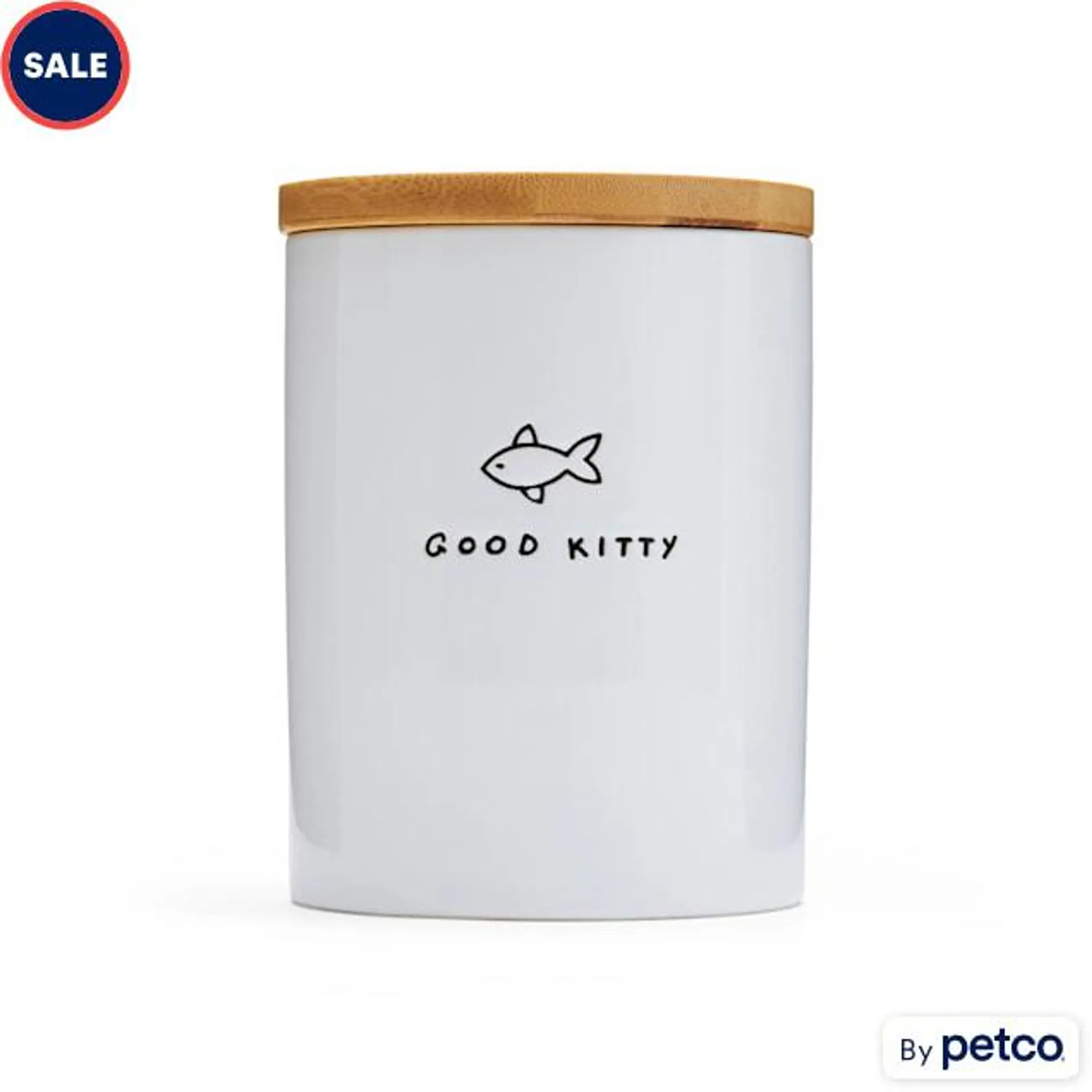 EveryYay Goody-Goody Good Kitty Ceramic Cat Treat Jar