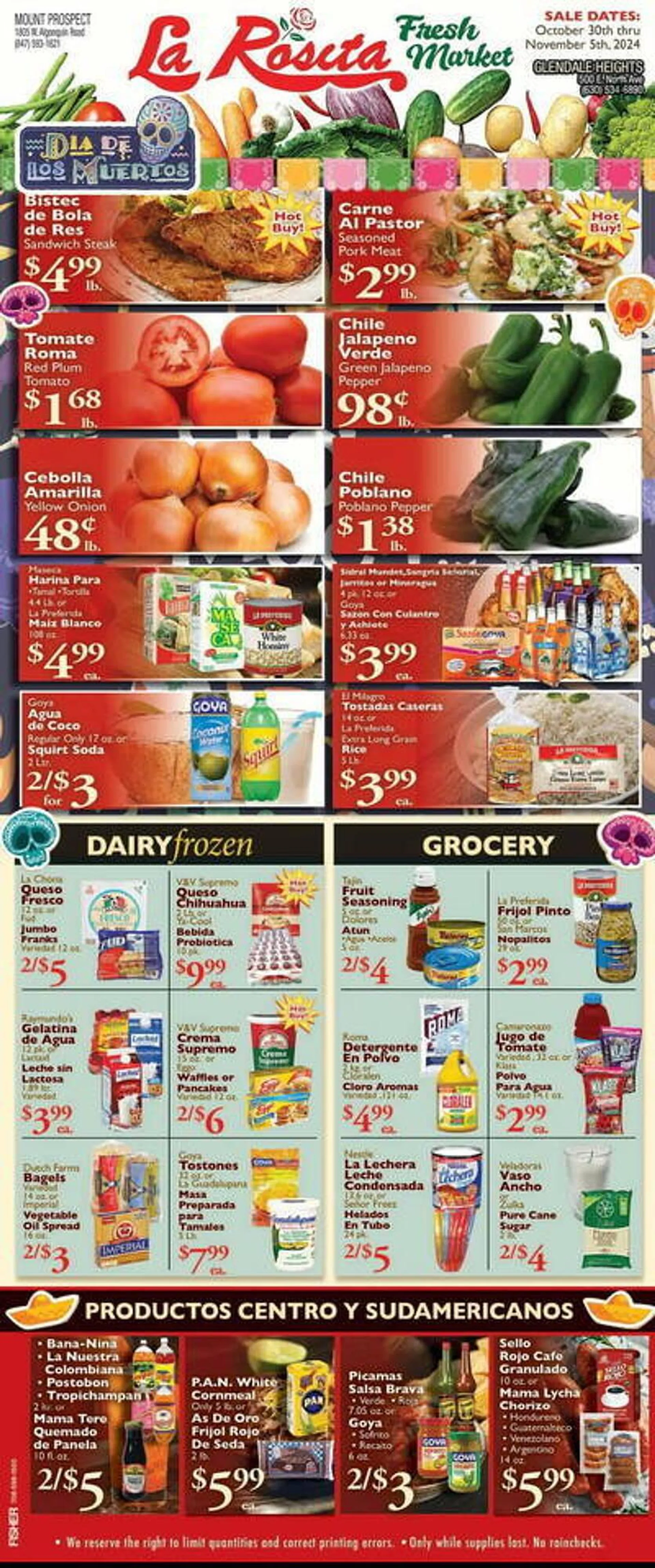 La Rosita Fresh Market Weekly Ad - 1