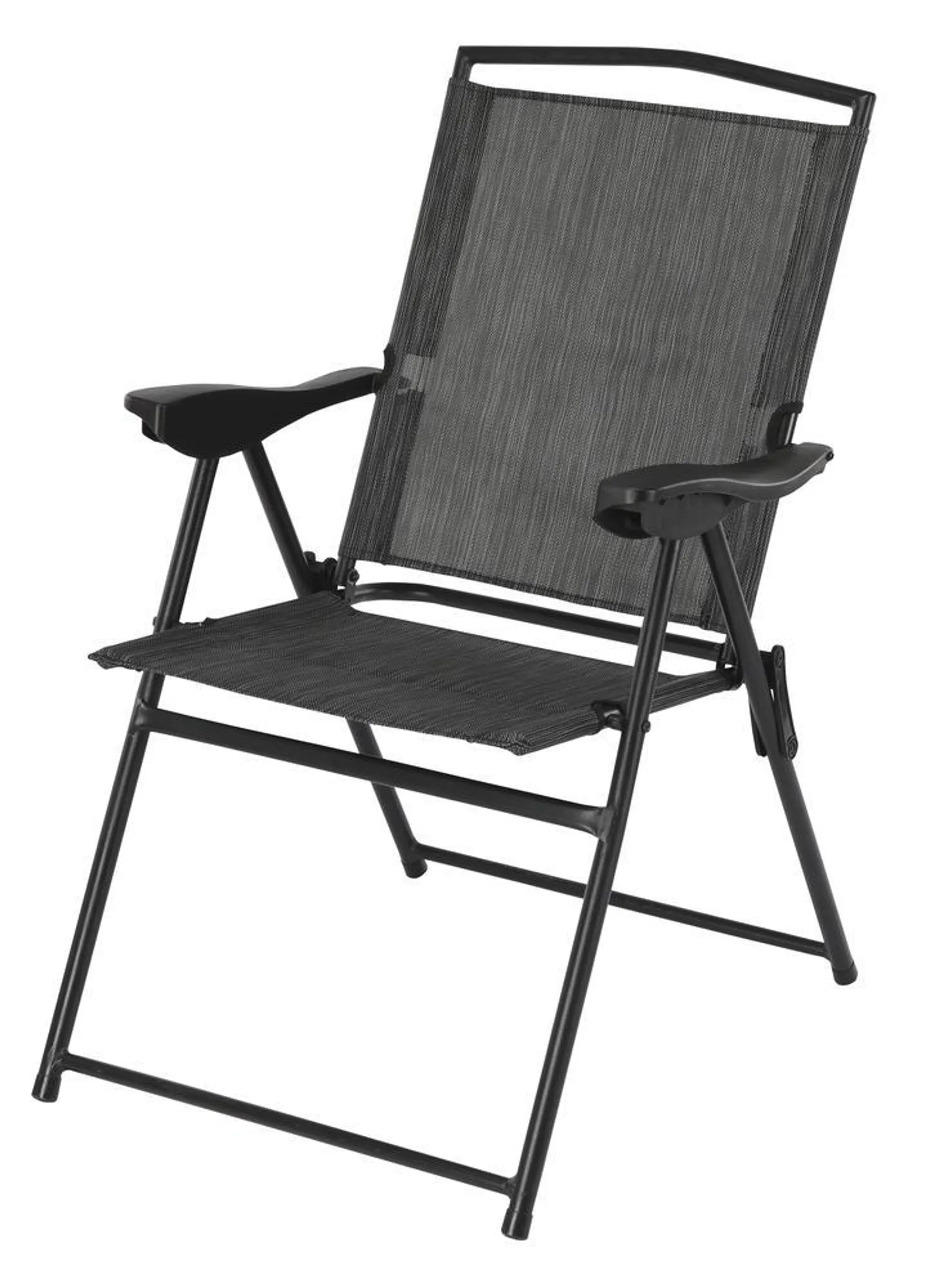 Backyard Creations® Gray Folding Patio Dining Chair