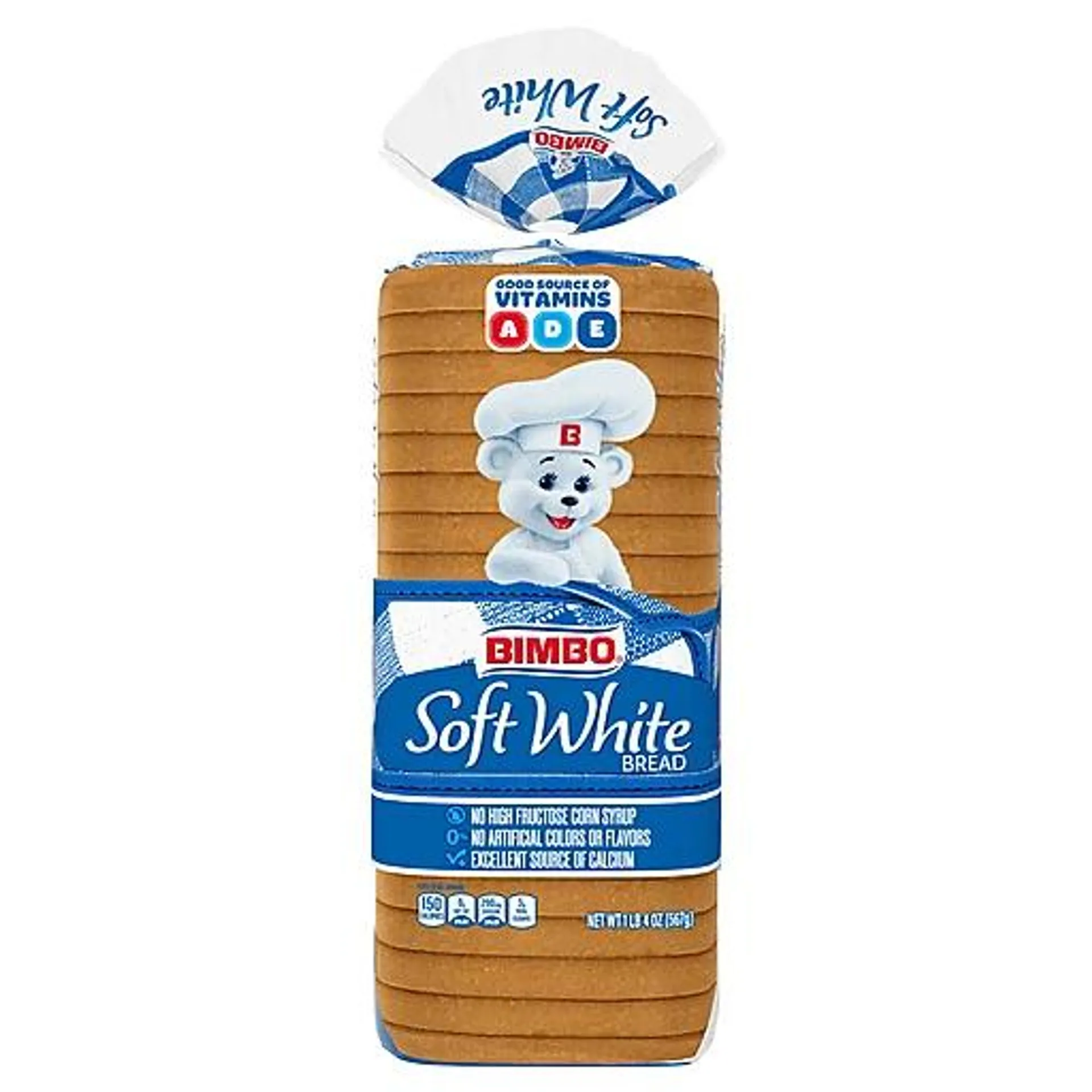 Bimbo Bread, Soft White 2 oz