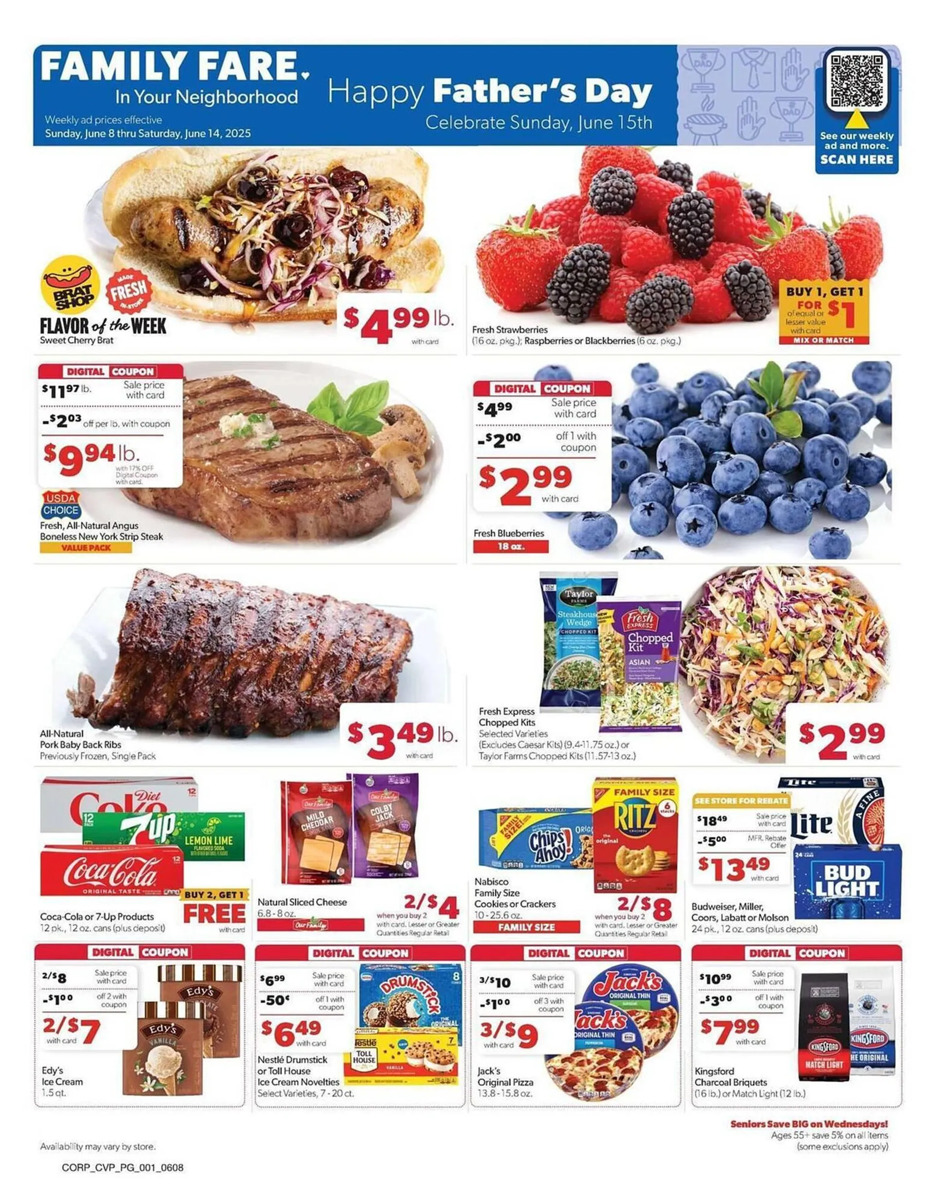 Weekly ad Family Fare Weekly Ad from June 7 to June 14 2025 - Page 1